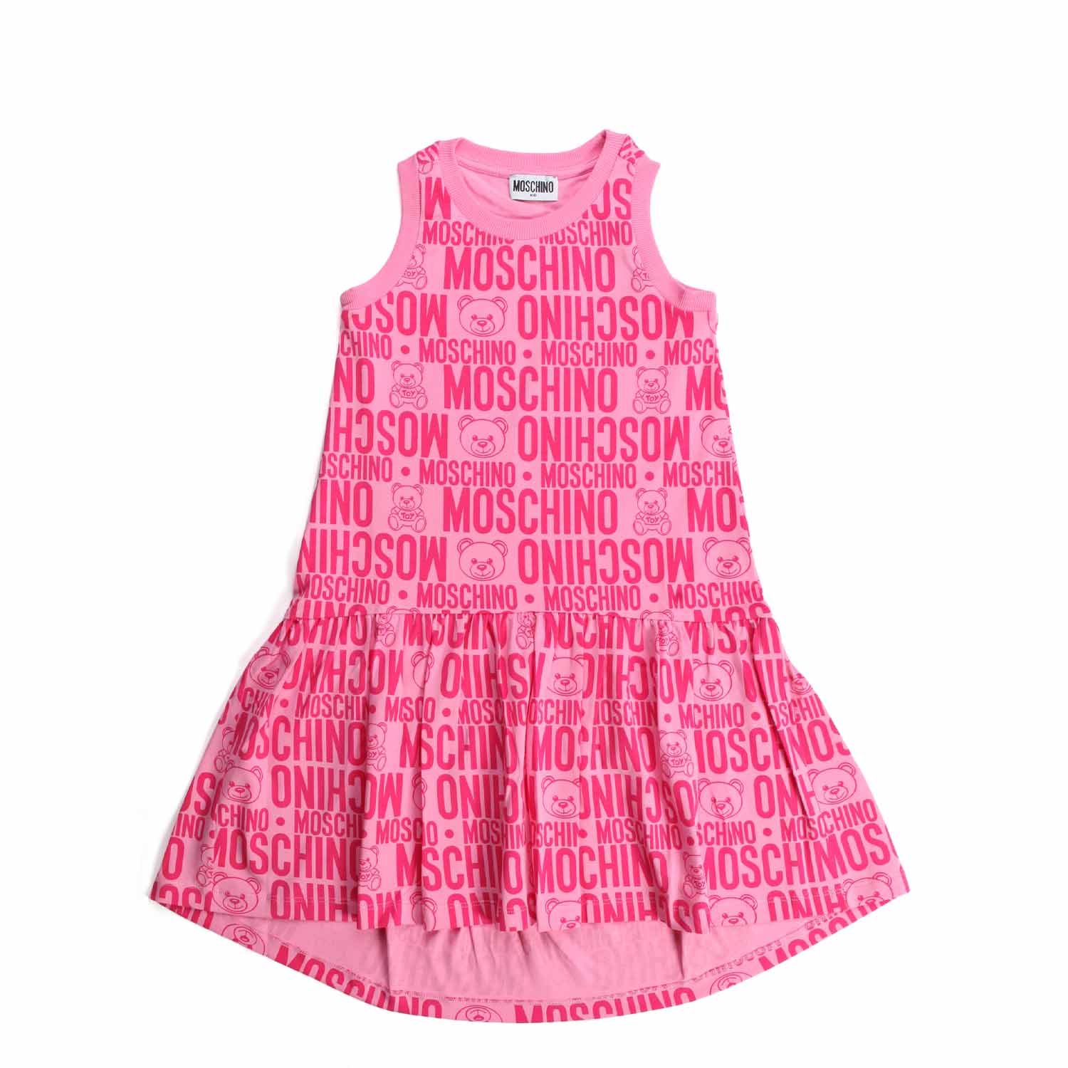 ABITO ROSA LOGO BAMBINA TEEN - annameglio.com abbigliamento moda