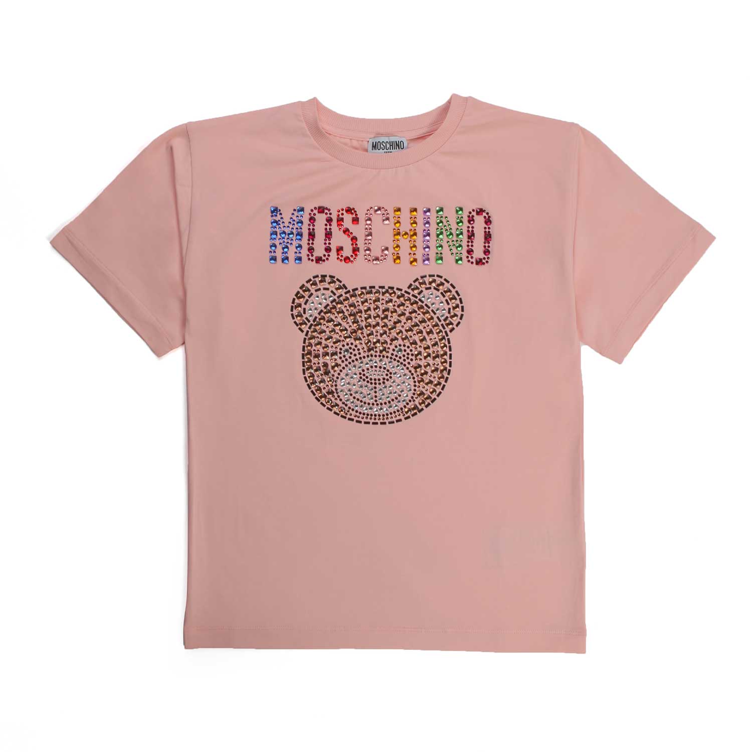 T-SHIRT ROSA STRASS BAMBINA TEEN - annameglio.com abbigliamento moda