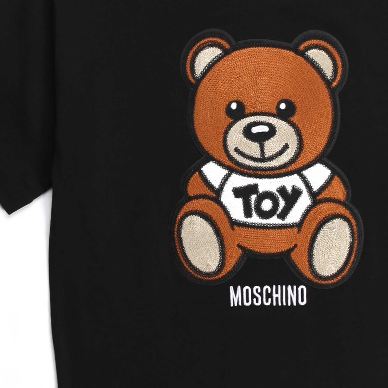 T-SHIRT NERA TEDDY BEAR UNISEX - annameglio.com abbigliamento moda