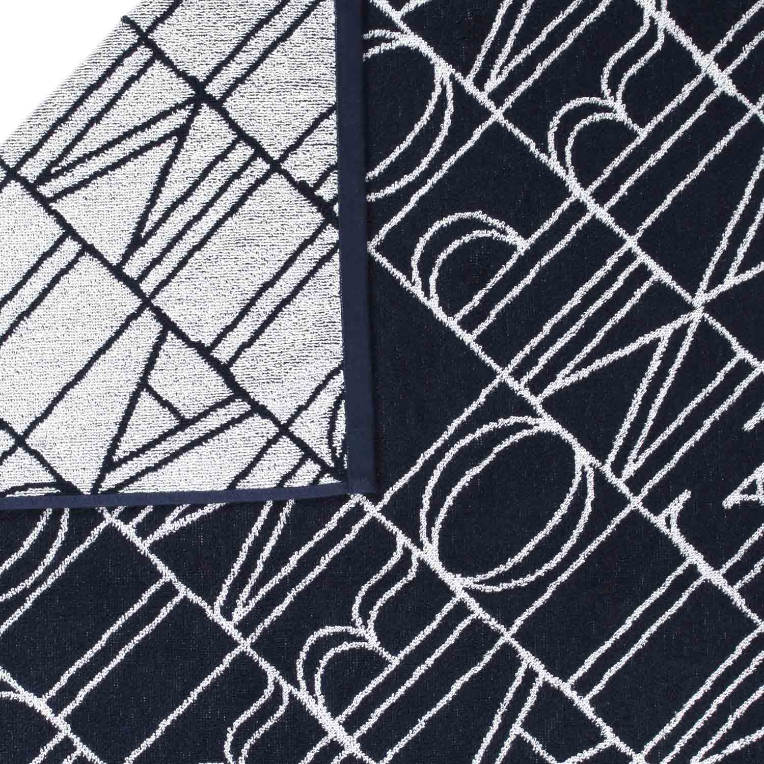 TELO MARE BLU CON STAMPA LOGO - annameglio.com abbigliamento moda