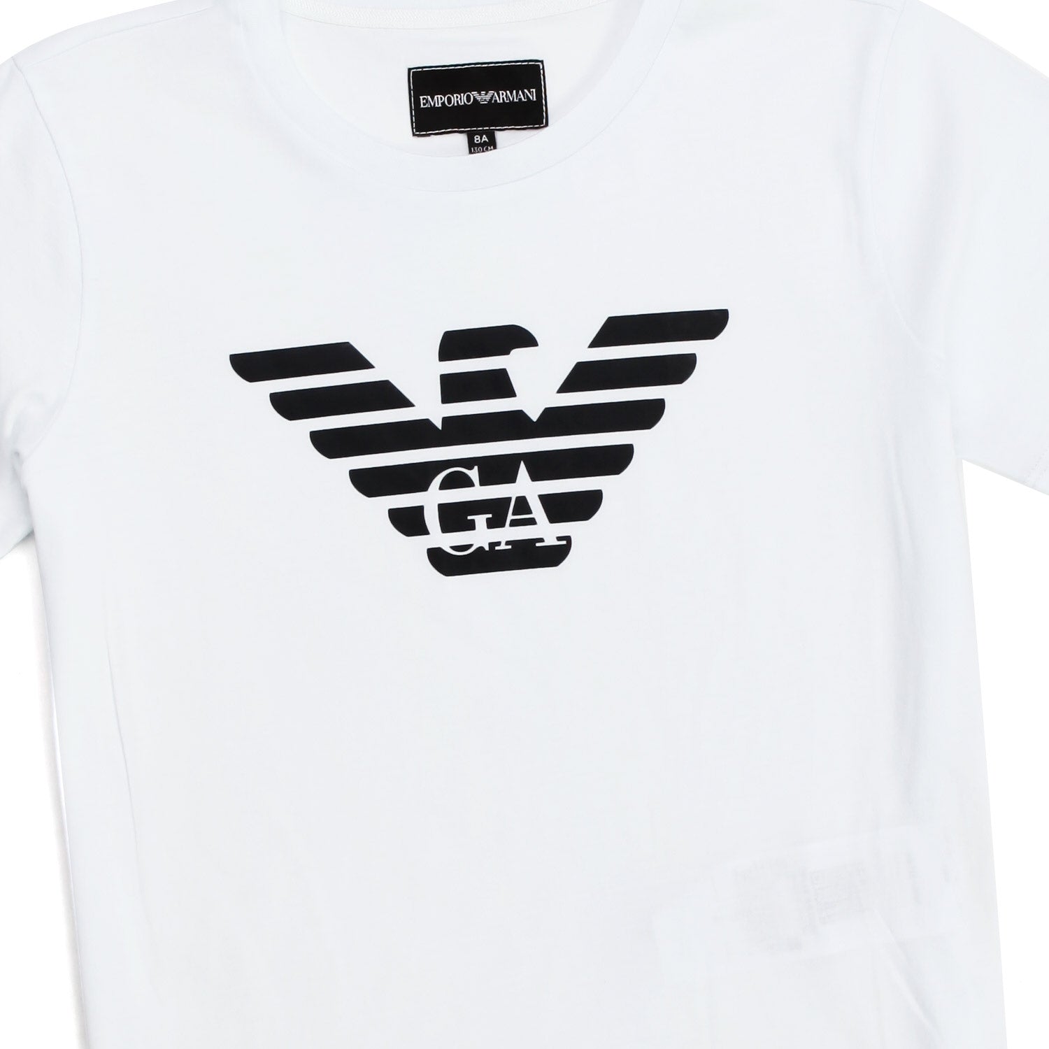 T-SHIRT BIANCA CON LOGO NERO BAMBINO - annameglio.com abbigliamento moda