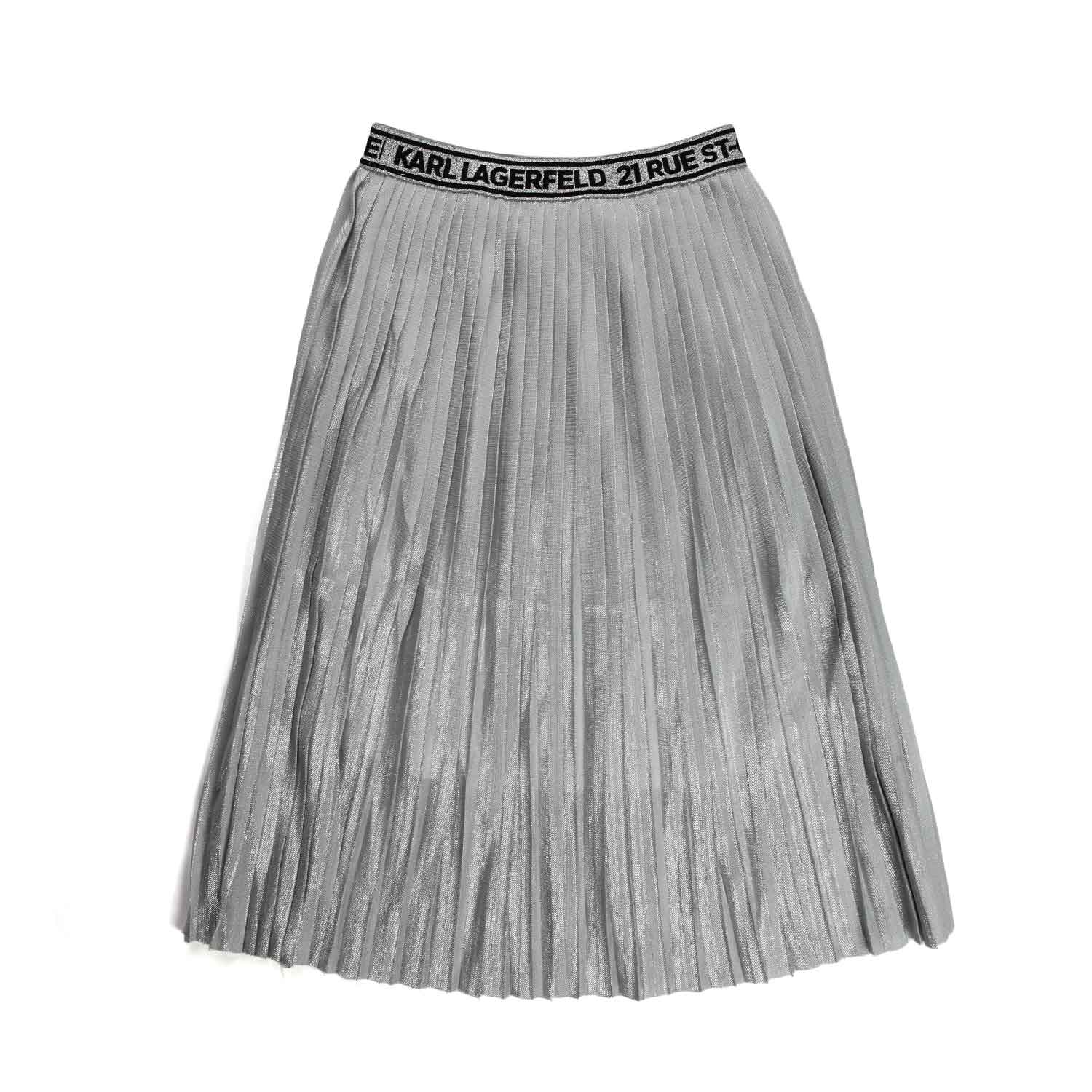 GONNA GRIGIO ARGENTO BAMBINA E TEENAGER - annameglio.com abbigliamento moda