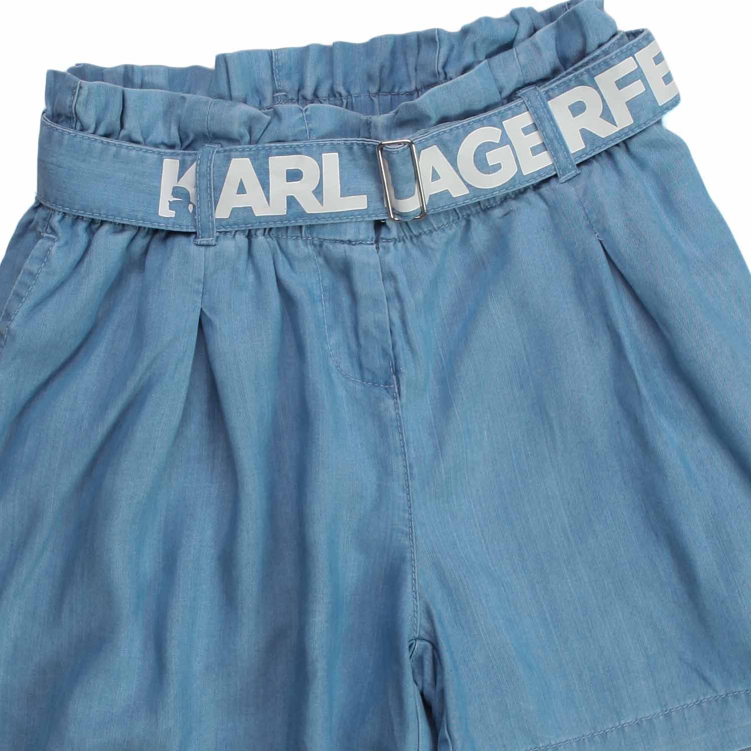 SHORTS CELESTE DENIM BAMBINA E TEENAGER - annameglio.com abbigliamento moda