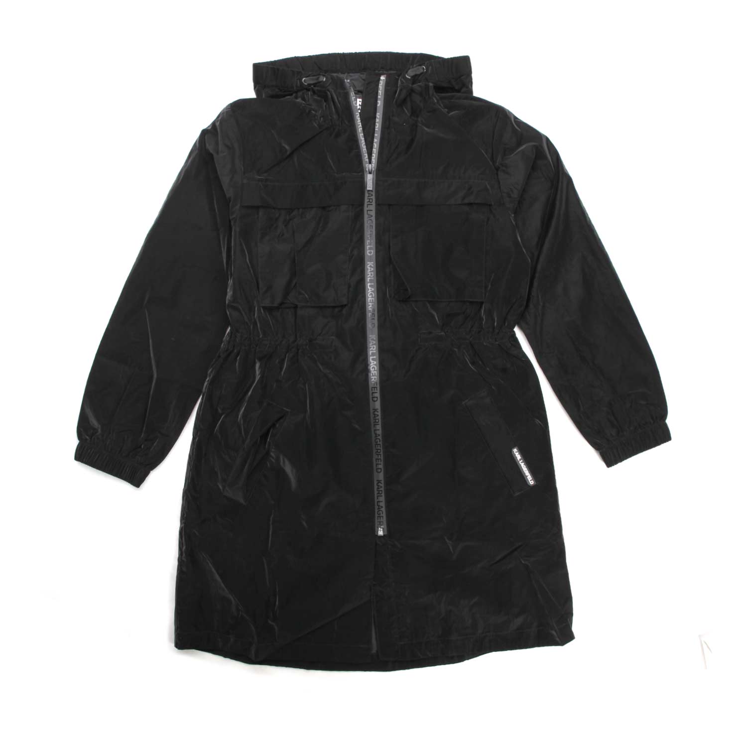 GIACCA NERA CON CAPPUCCIO GIRL - annameglio.com abbigliamento moda