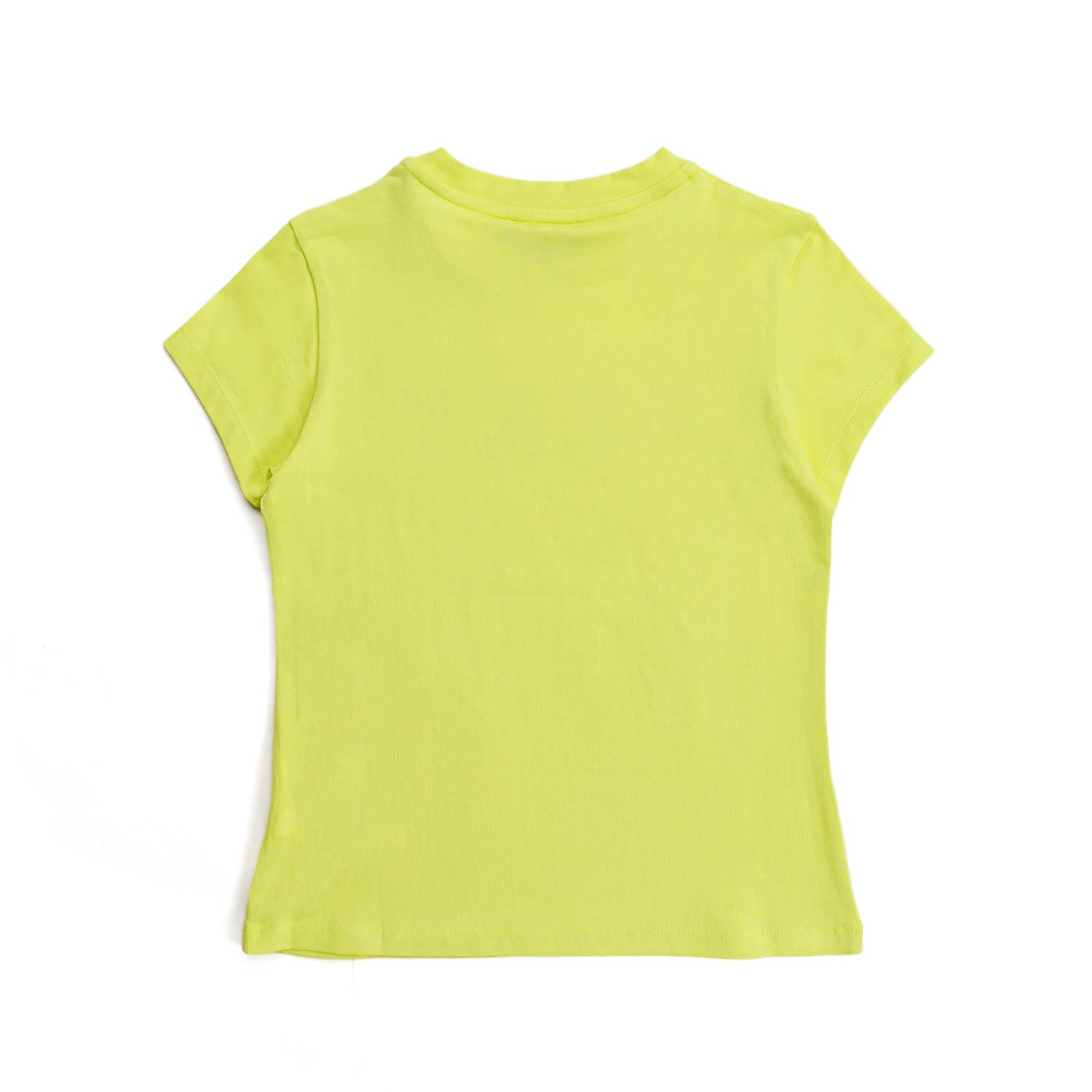 T-SHIRT GIALLO LIME BAMBINA TEEN - annameglio.com abbigliamento moda