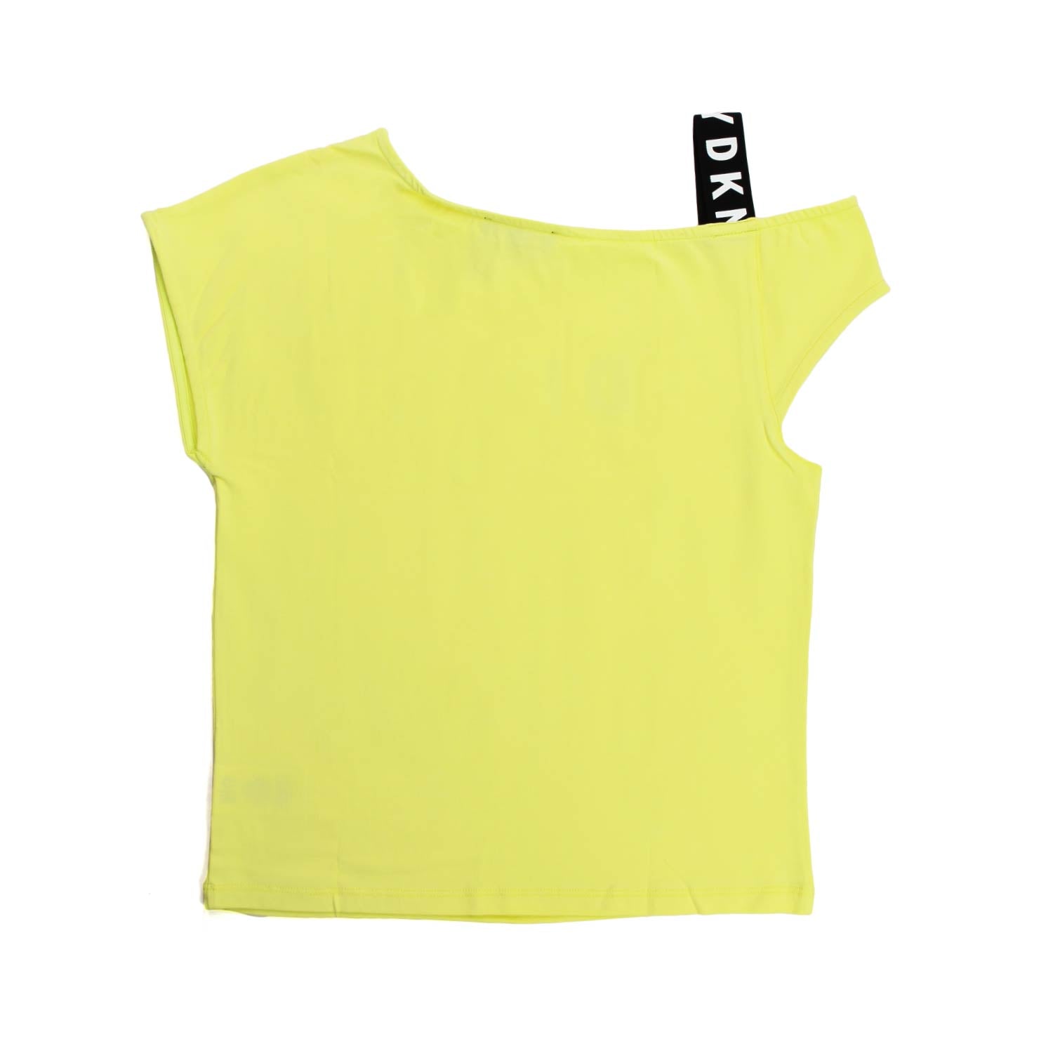 T-SHIRT MONOSPALLA GIALLA BAMBINA E TEENAGER - annameglio.com abbigliamento moda