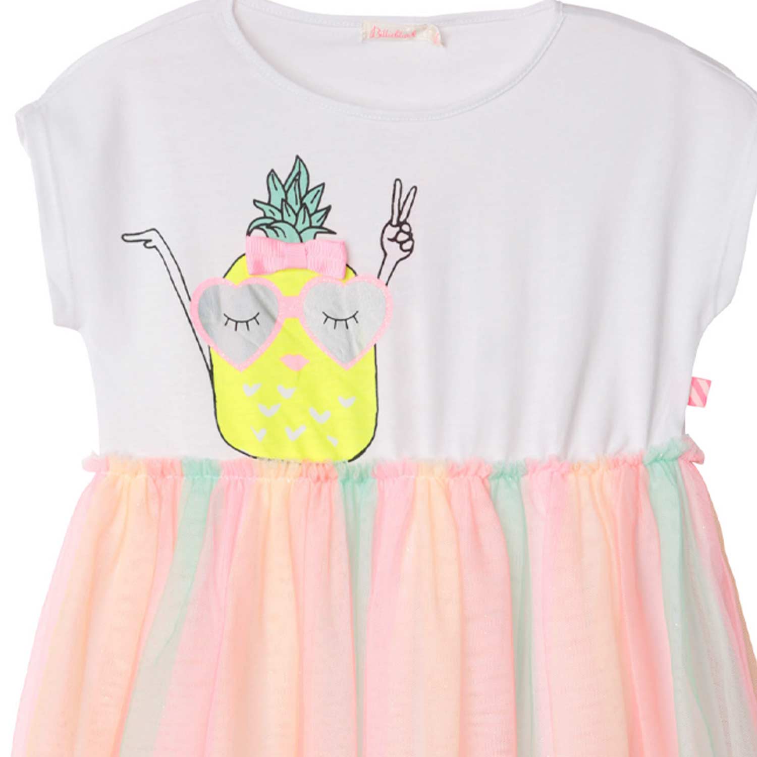 ABITO BIANCO E MULTICOLOR BAMBINA - annameglio.com abbigliamento moda