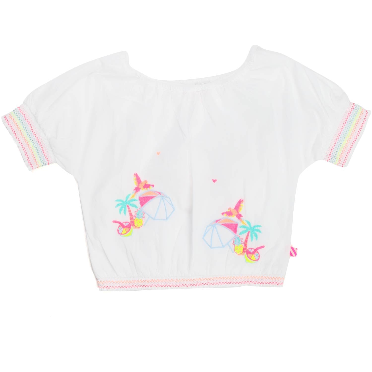 T-SHIRT BIANCA E ROSA BAMBINA - annameglio.com abbigliamento moda