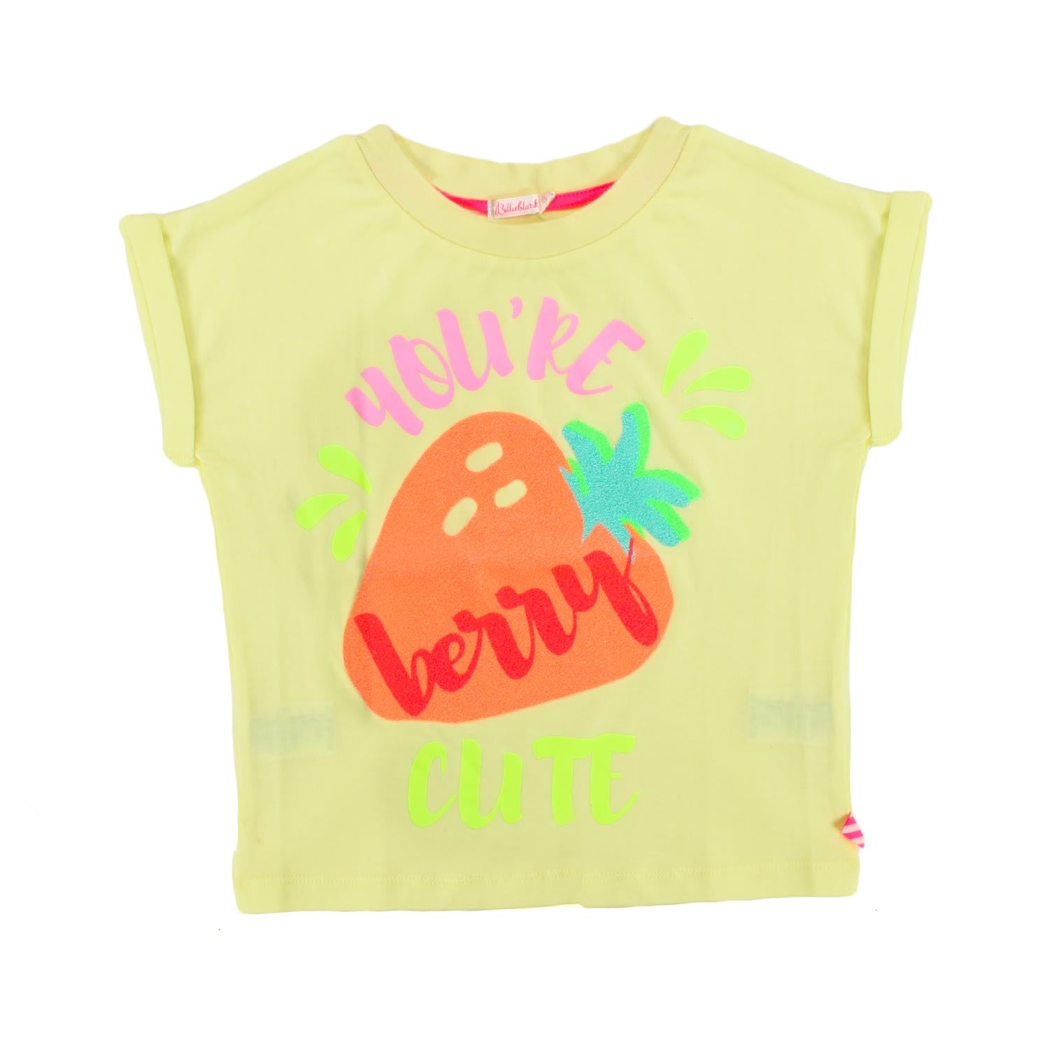 T-SHIRT GIALLA CON STAMPE COLORATE BAMBINA - annameglio.com abbigliamento moda