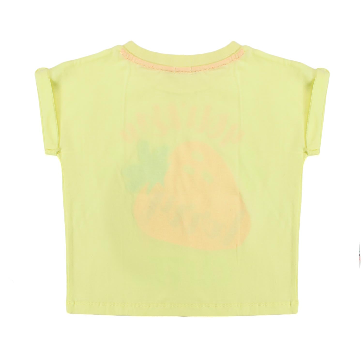 T-SHIRT GIALLA CON STAMPE COLORATE BAMBINA - annameglio.com abbigliamento moda
