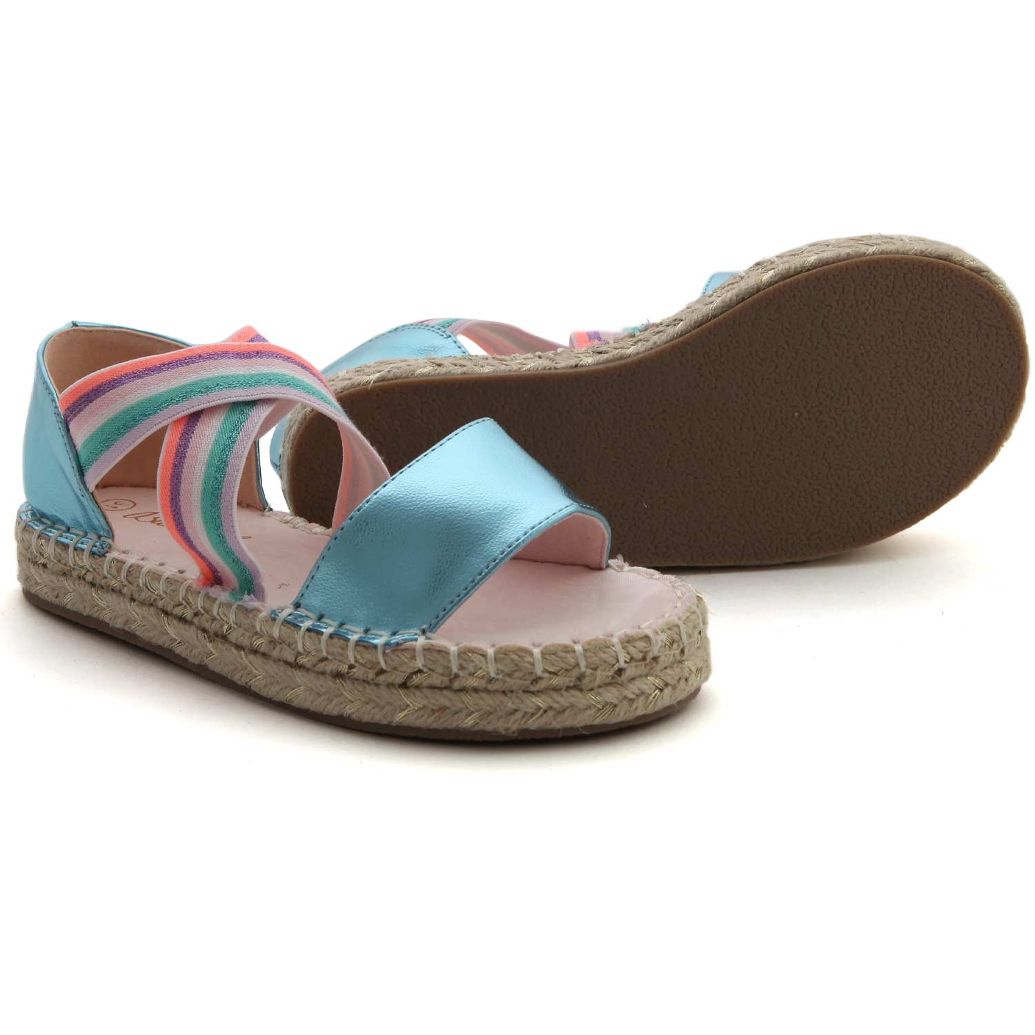 SANDALI MULTICOLOR BAMBINA E TEENAGER - annameglio.com abbigliamento moda