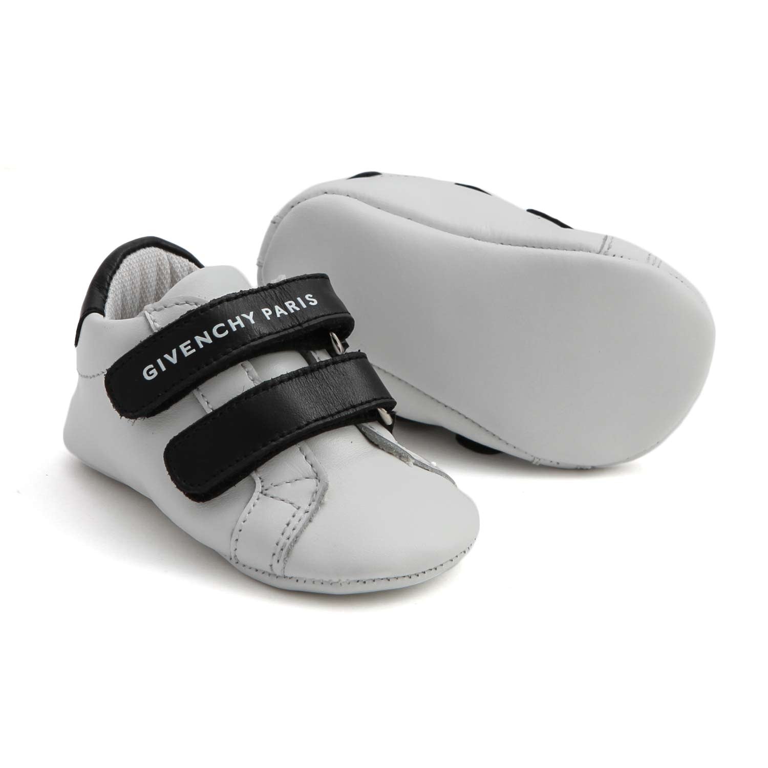 SCARPINE BIANCHE NERE NEONATO - annameglio.com abbigliamento moda