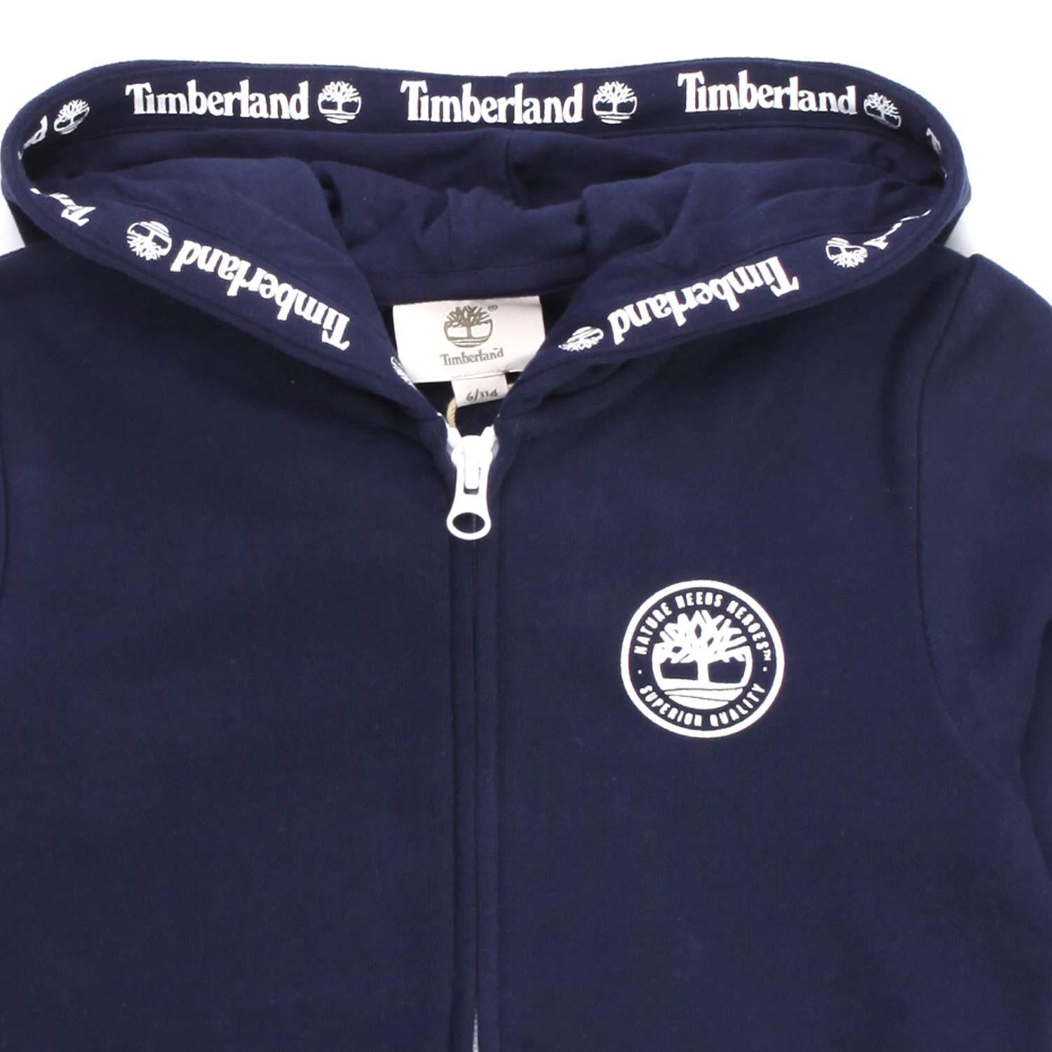 FELPA UNISEX BLU CON ZIP - annameglio.com abbigliamento moda