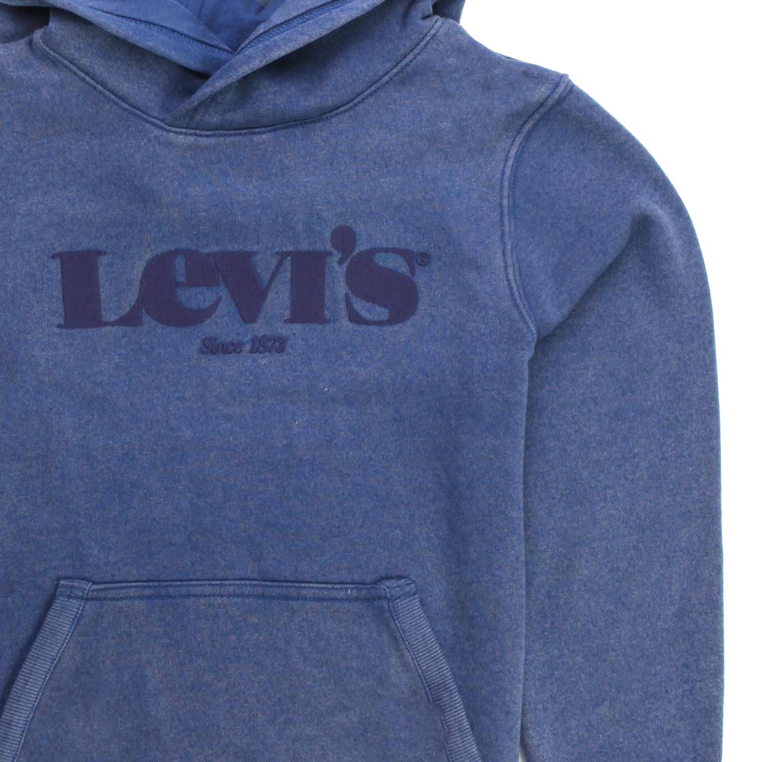 FELPA UNISEX BLU CON CAPPUCCIO TEENAGER - annameglio.com abbigliamento moda