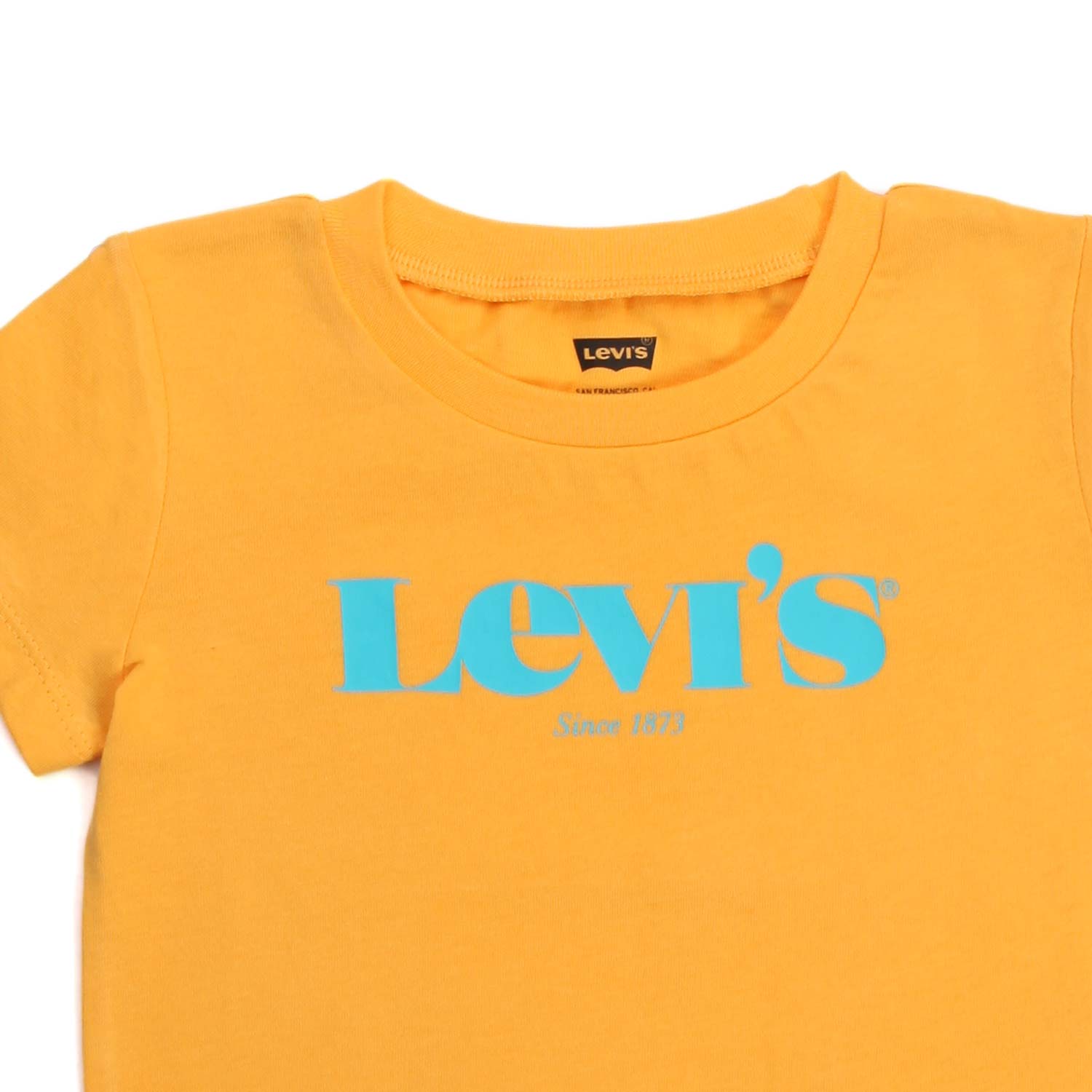 T-SHIRT BABY UNISEX GIALLO OCRA - annameglio.com abbigliamento moda