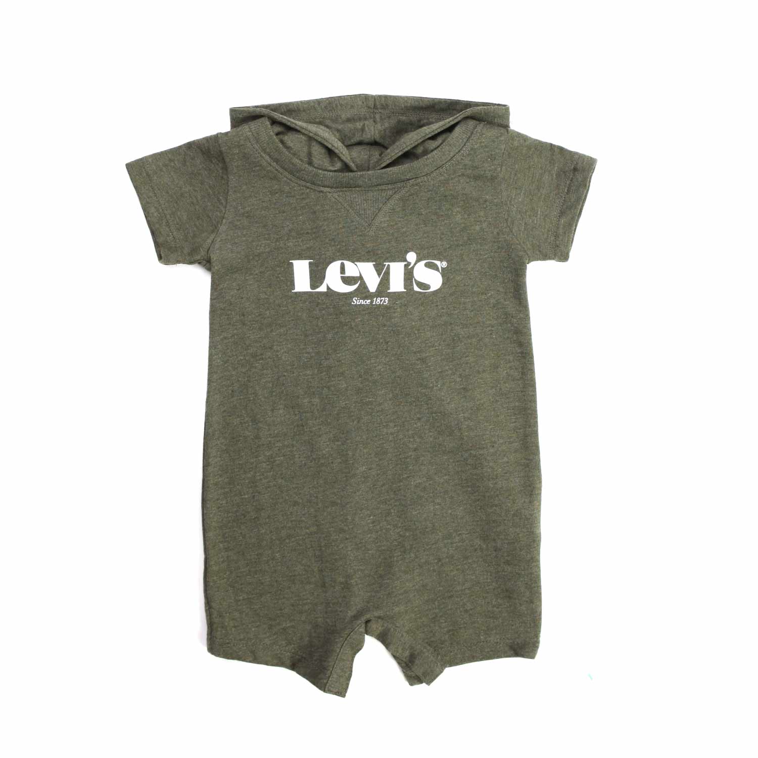 BABY TUTINA VERDE OLIVA CON CAPPUCCIO UNISEX - annameglio.com abbigliamento moda
