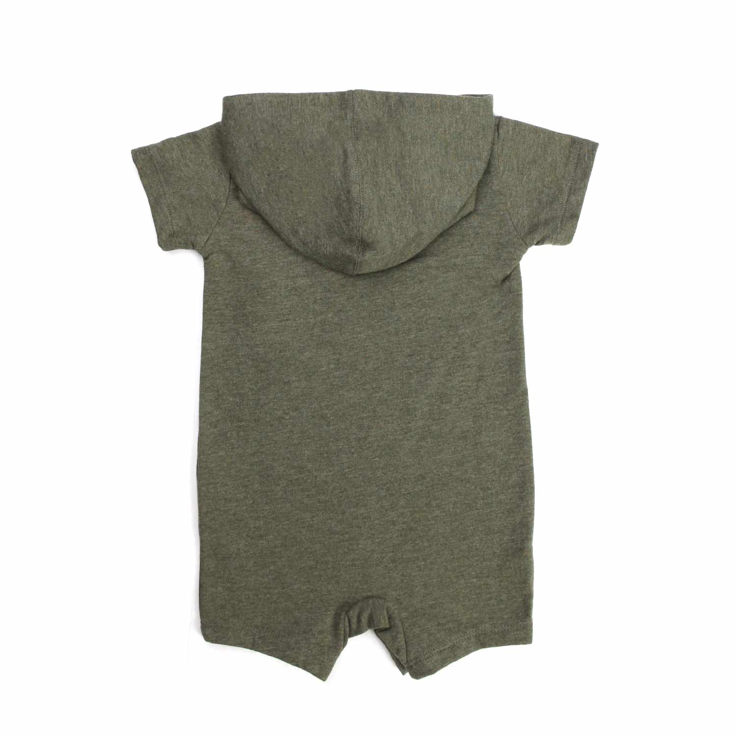 BABY TUTINA VERDE OLIVA CON CAPPUCCIO UNISEX - annameglio.com abbigliamento moda