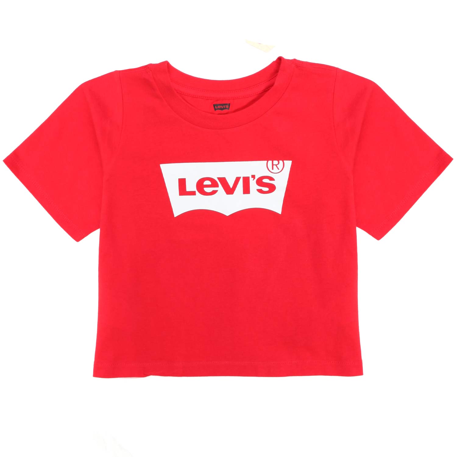 T-SHIRT ROSSA CROPPED BAMBINA - annameglio.com abbigliamento moda