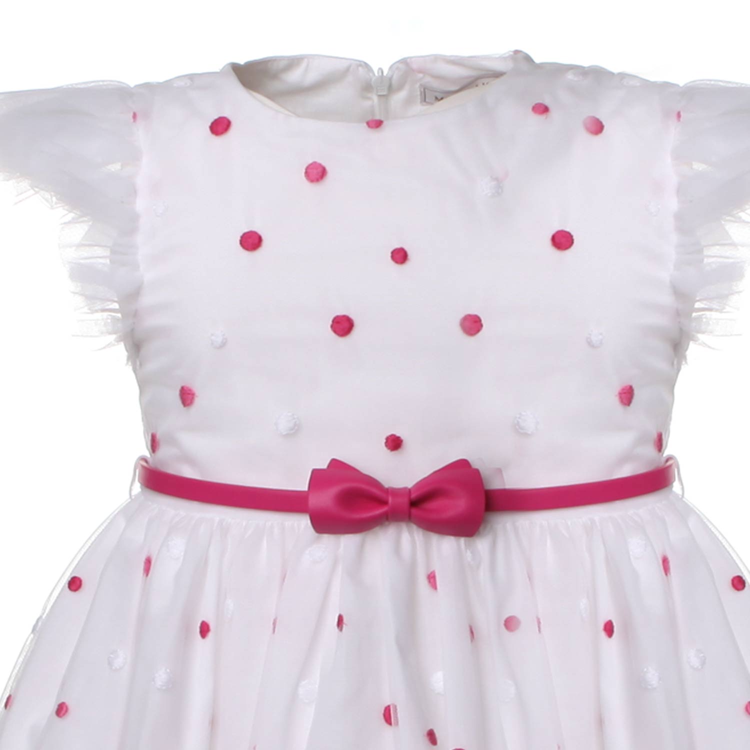 ABITO BIANCO IN TULLE BIMBA - annameglio.com abbigliamento moda