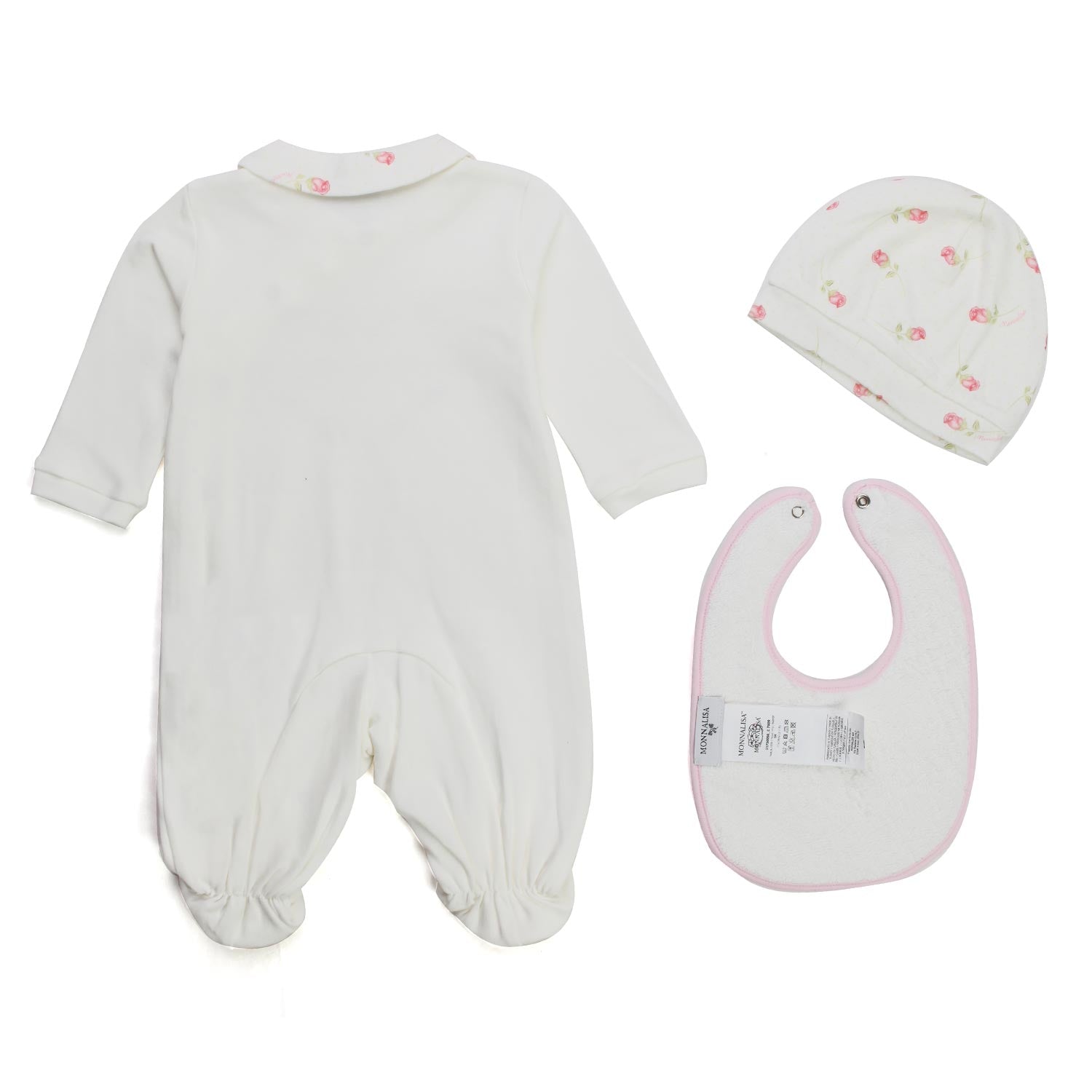 SET TUTINA NEONATA PANNA E ROSA - annameglio.com abbigliamento moda