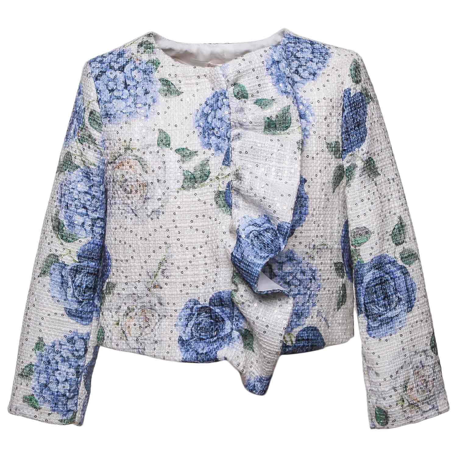 GIACCA A FIORI BAMBINA TEENAGER - annameglio.com abbigliamento moda