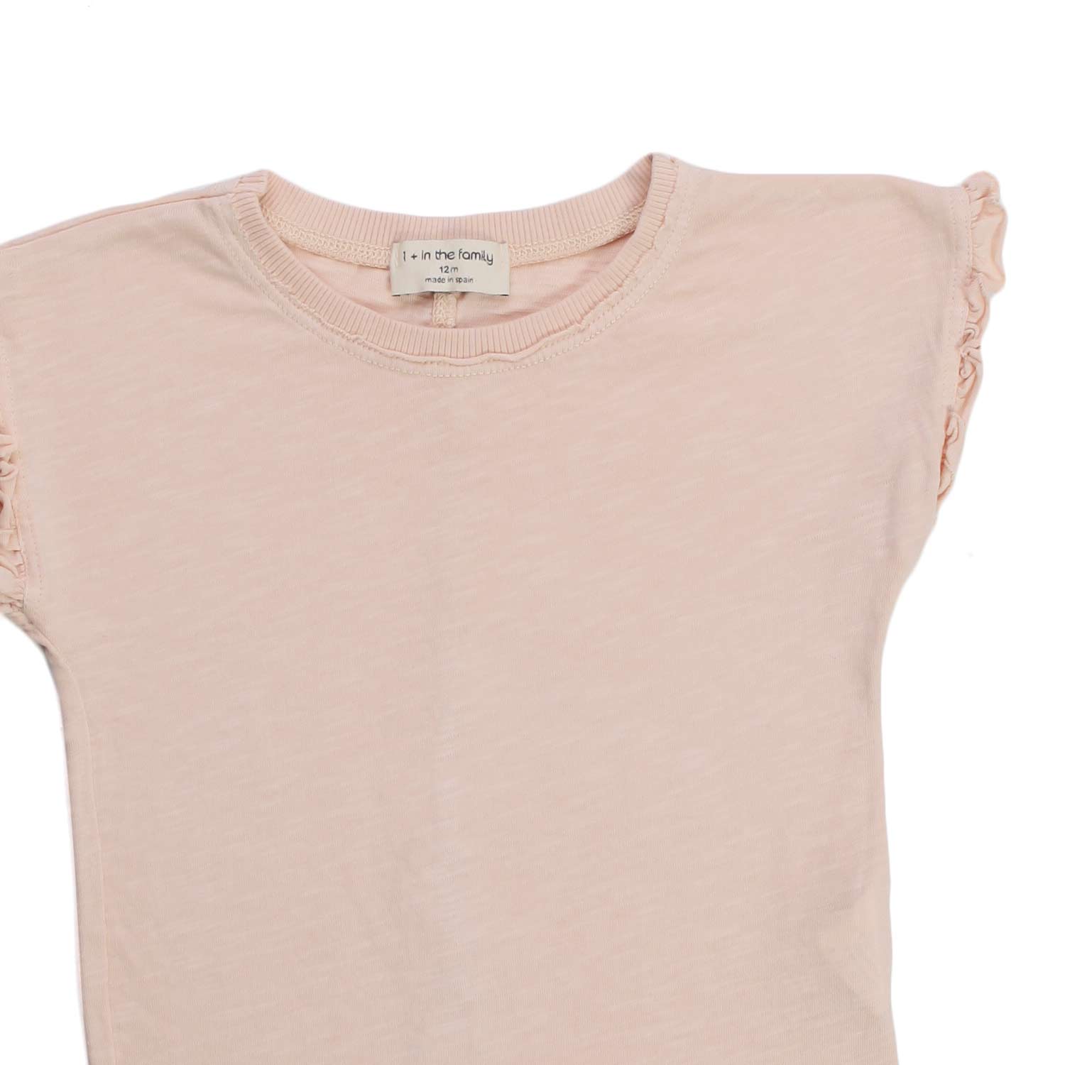 T-SHIRT ROSA PALLIDO BAMBINA E NEONATA - annameglio.com abbigliamento moda