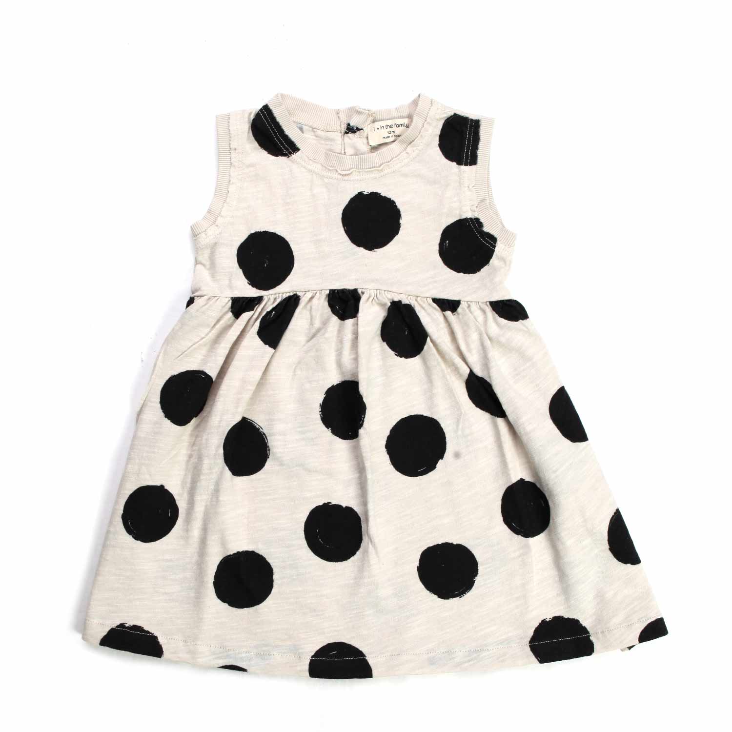 MINI ABITO PANNA A POIS BIMBA E BAMBINA - annameglio.com abbigliamento moda