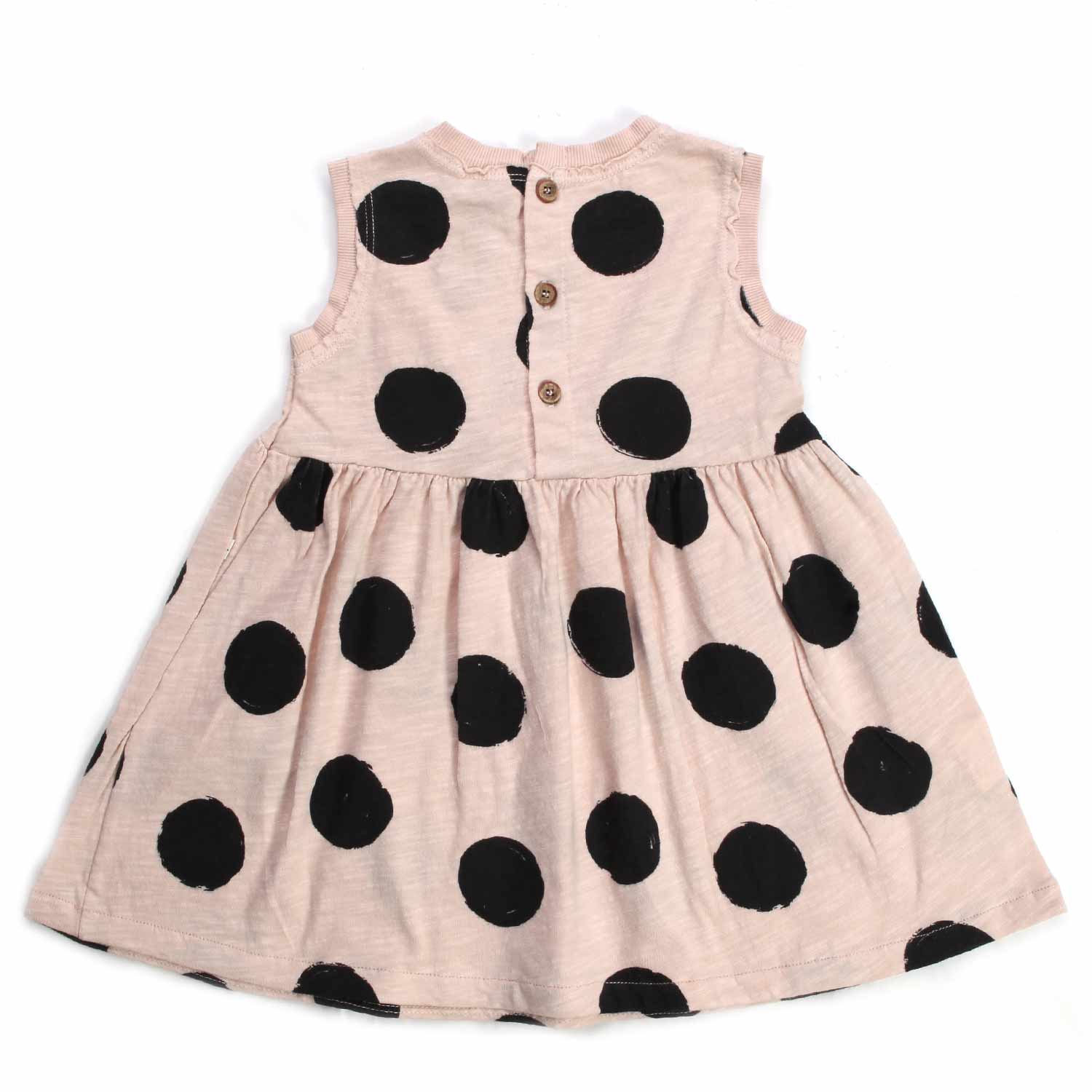 MINI ABITO ROSA A POIS BIMBA E BAMBINA - annameglio.com abbigliamento moda