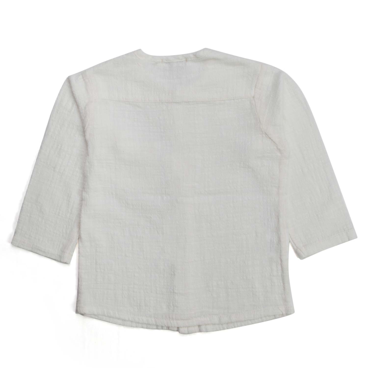 CAMICIA MAURI BIANCO NATURALE BAMBINO E BEBÈ - annameglio.com abbigliamento moda