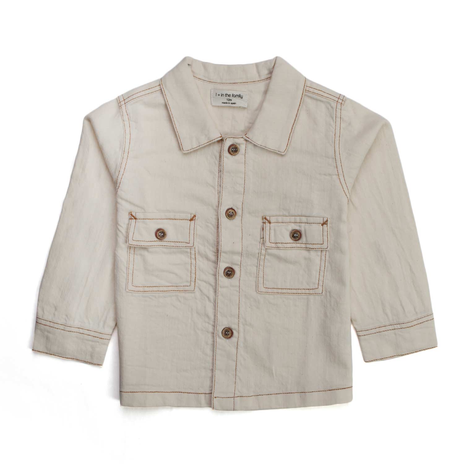 CAMICIA BEIGE BIMBO - annameglio.com abbigliamento moda