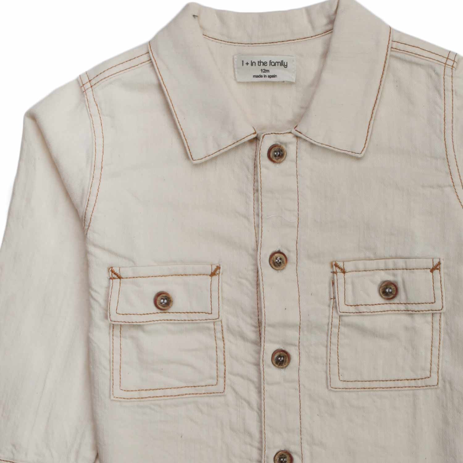 CAMICIA BEIGE BIMBO - annameglio.com abbigliamento moda