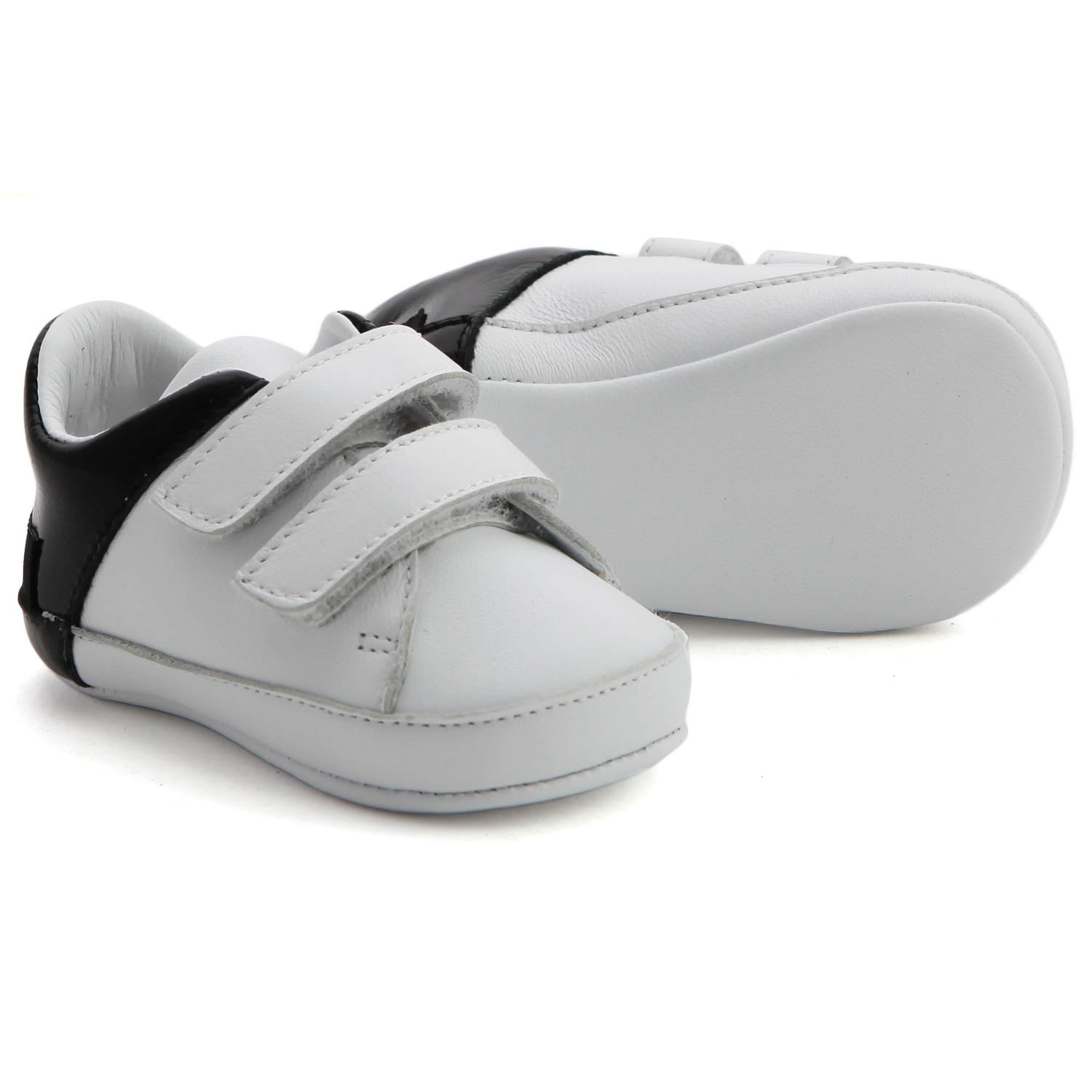 Baby Sneaker in pelle con strappo - annameglio.com abbigliamento moda