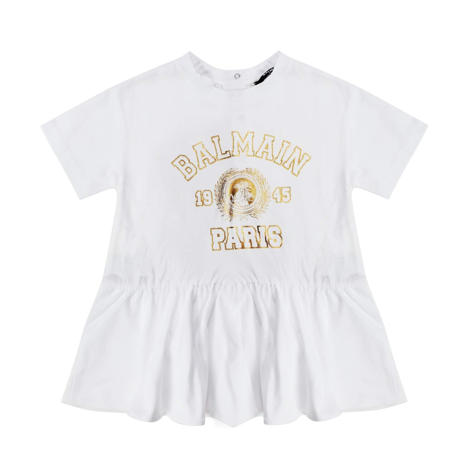 Baby abito in coto con stampa oro - annameglio.com abbigliamento moda