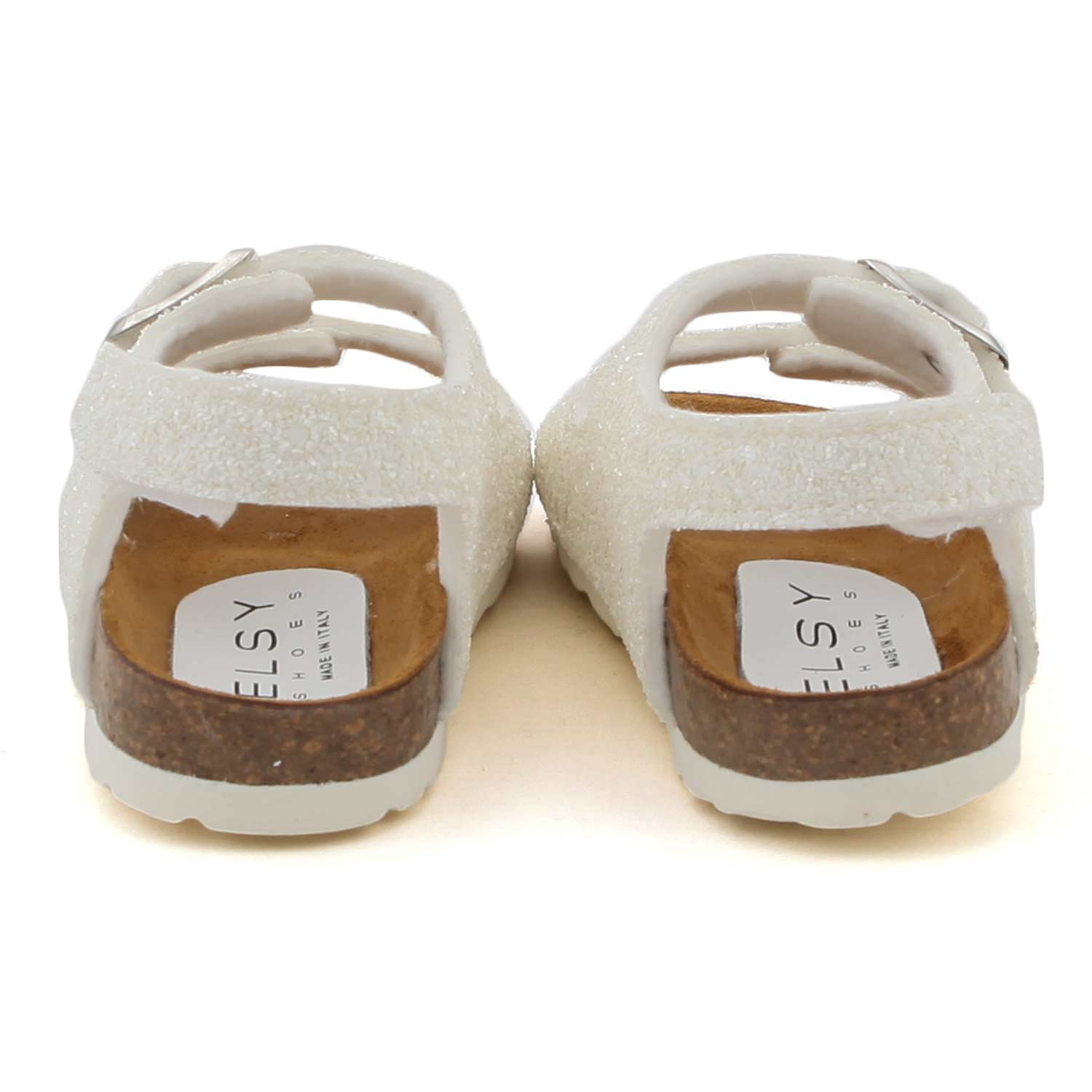 SANDALI BIANCO GLITTER BAMBINA - annameglio.com abbigliamento moda