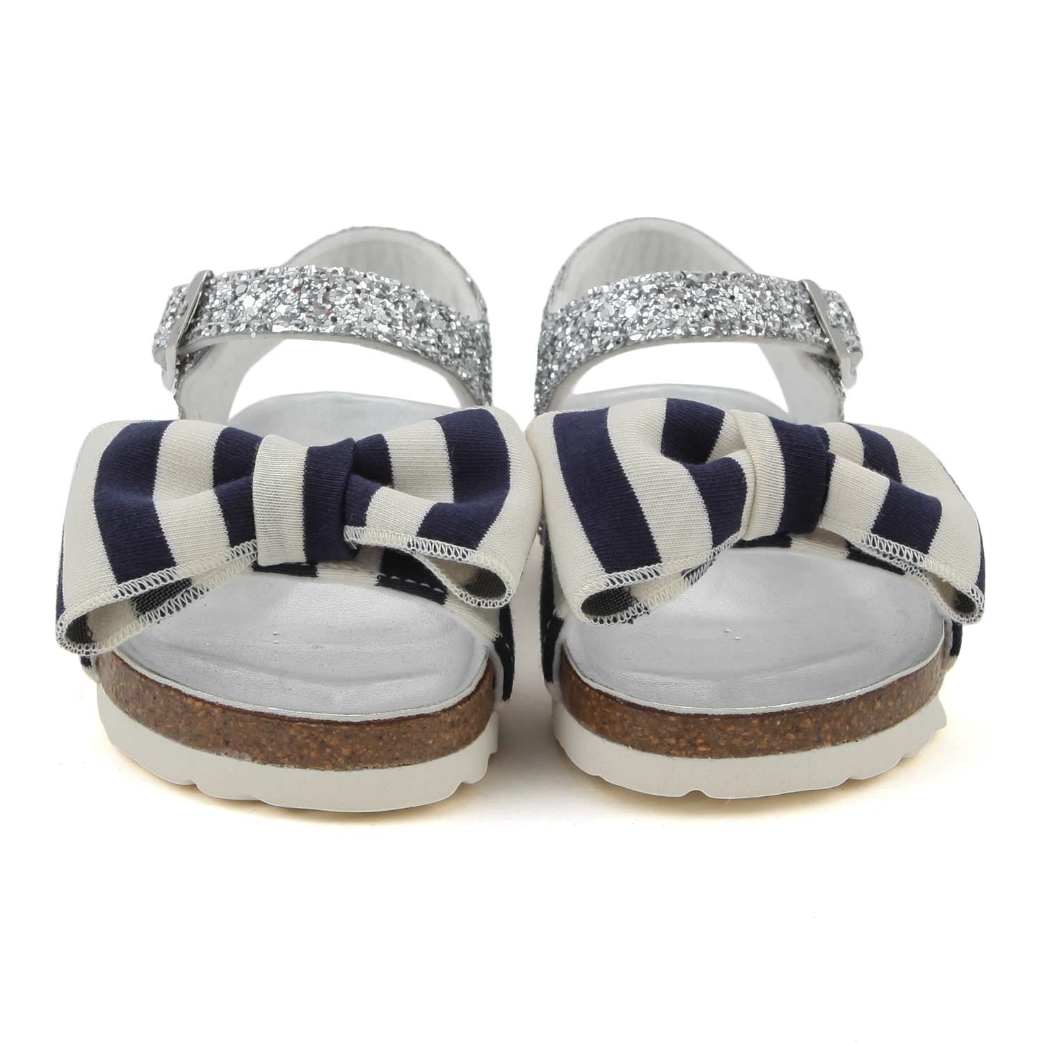 SANDALI ARGENTO GLITTER BAMBINA - annameglio.com abbigliamento moda