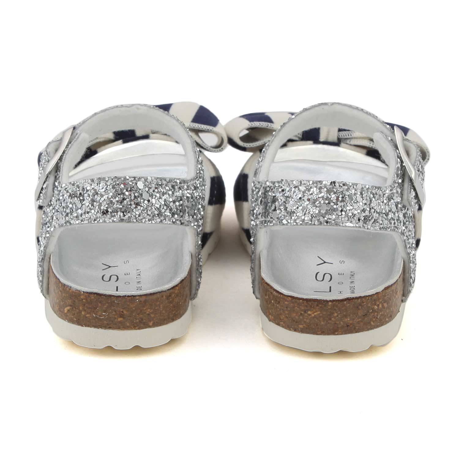 SANDALI ARGENTO GLITTER BAMBINA - annameglio.com abbigliamento moda