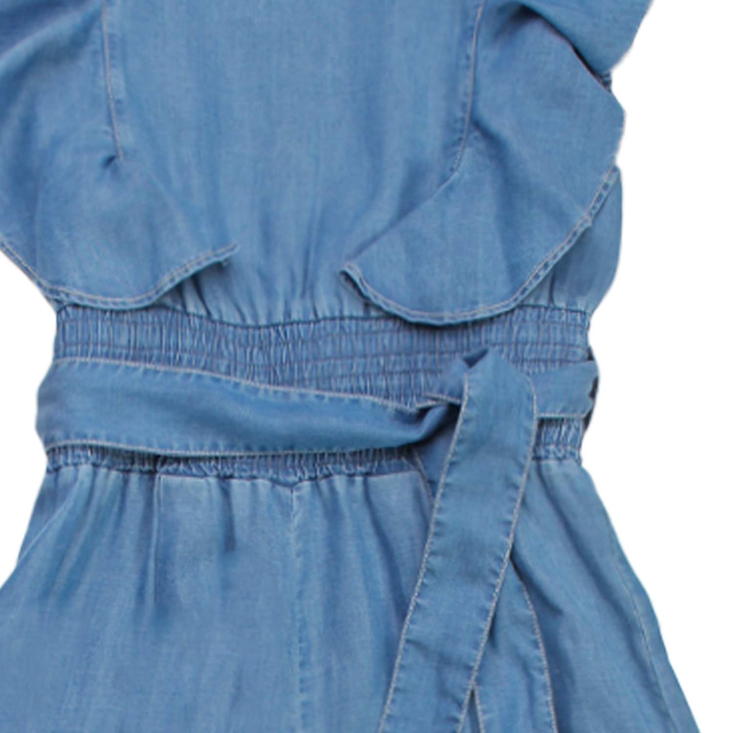 TUTA EFFETTO DENIM BAMBINA TEEN - annameglio.com abbigliamento moda