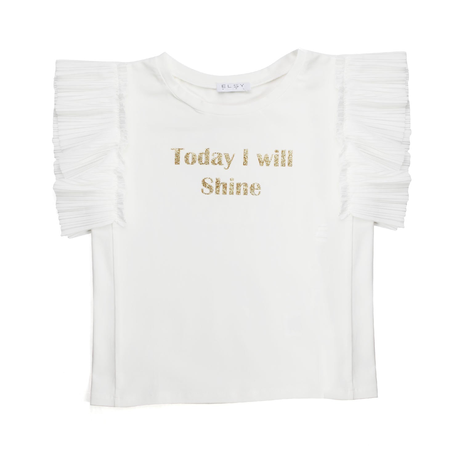 T-SHIRT STAMPA GLITTER BAMBINA TEEN - annameglio.com abbigliamento moda