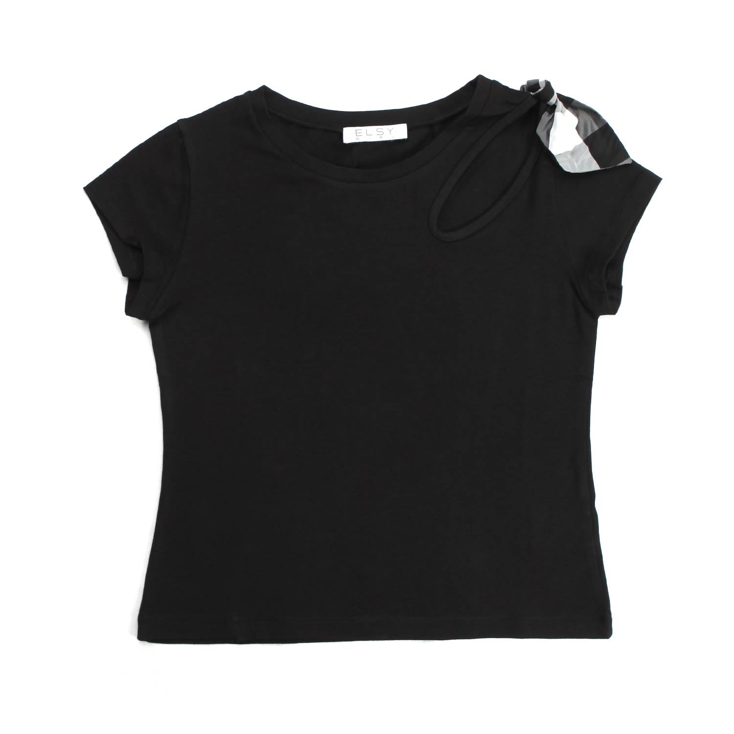 T-SHIRT NERA TEENAGER BAMBINA - annameglio.com abbigliamento moda
