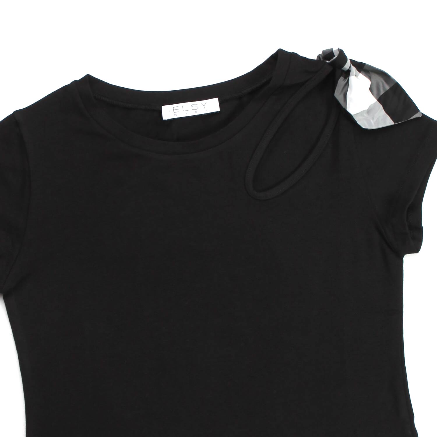 T-SHIRT NERA TEENAGER BAMBINA - annameglio.com abbigliamento moda