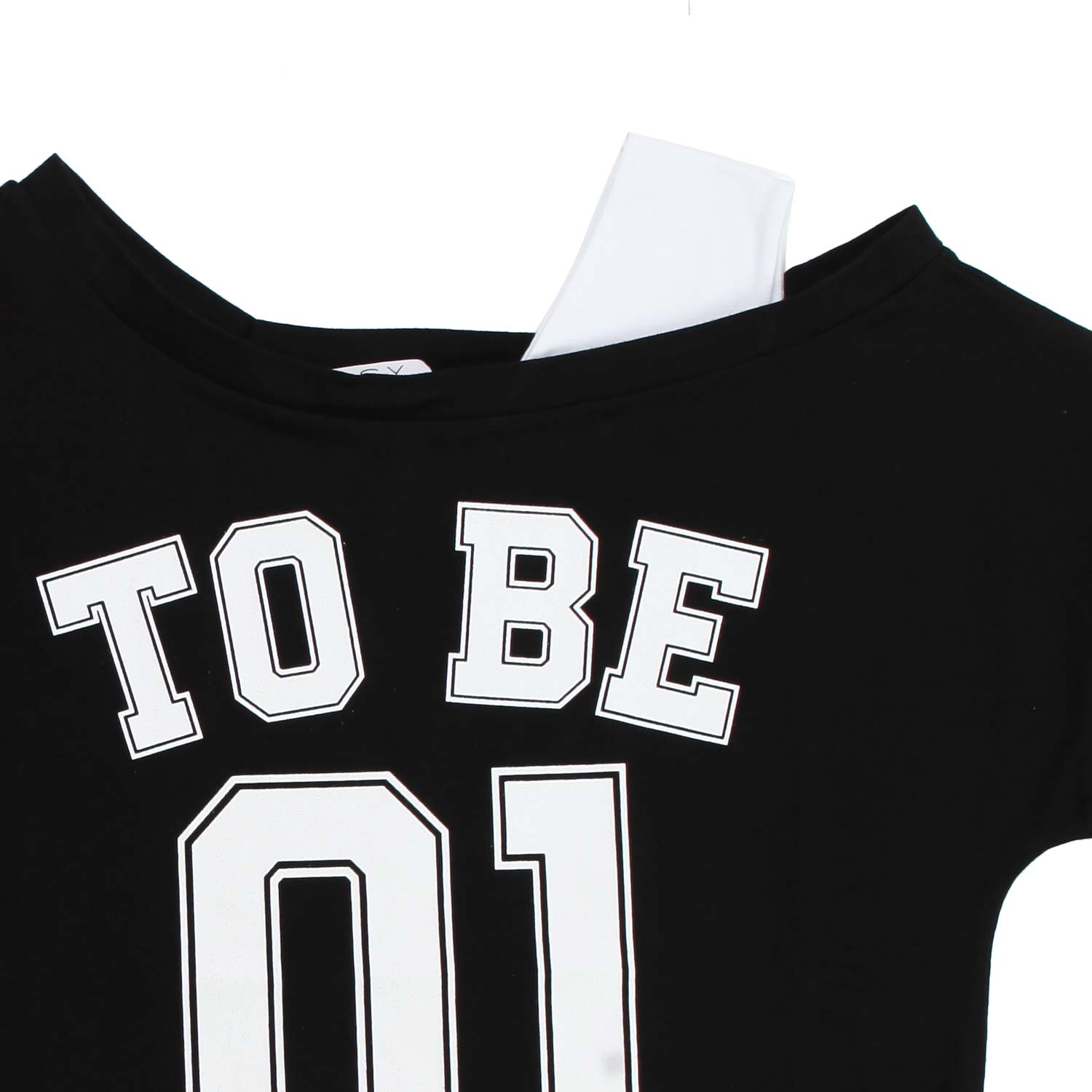 T-SHIRT CROPPED NERA GIRL BAMBINA - annameglio.com abbigliamento moda