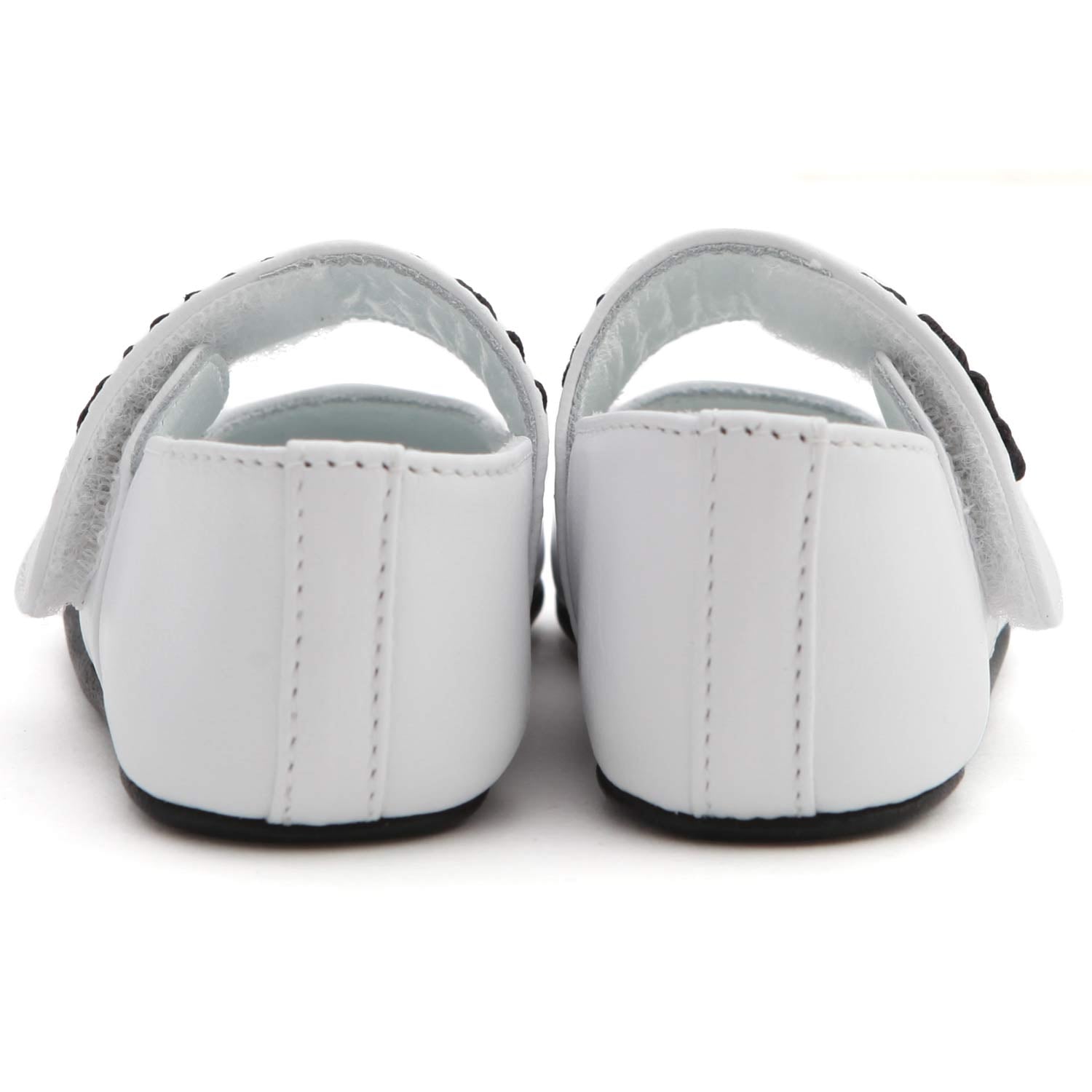 SCARPINE BIANCHE LOGO NEONATA - annameglio.com abbigliamento moda