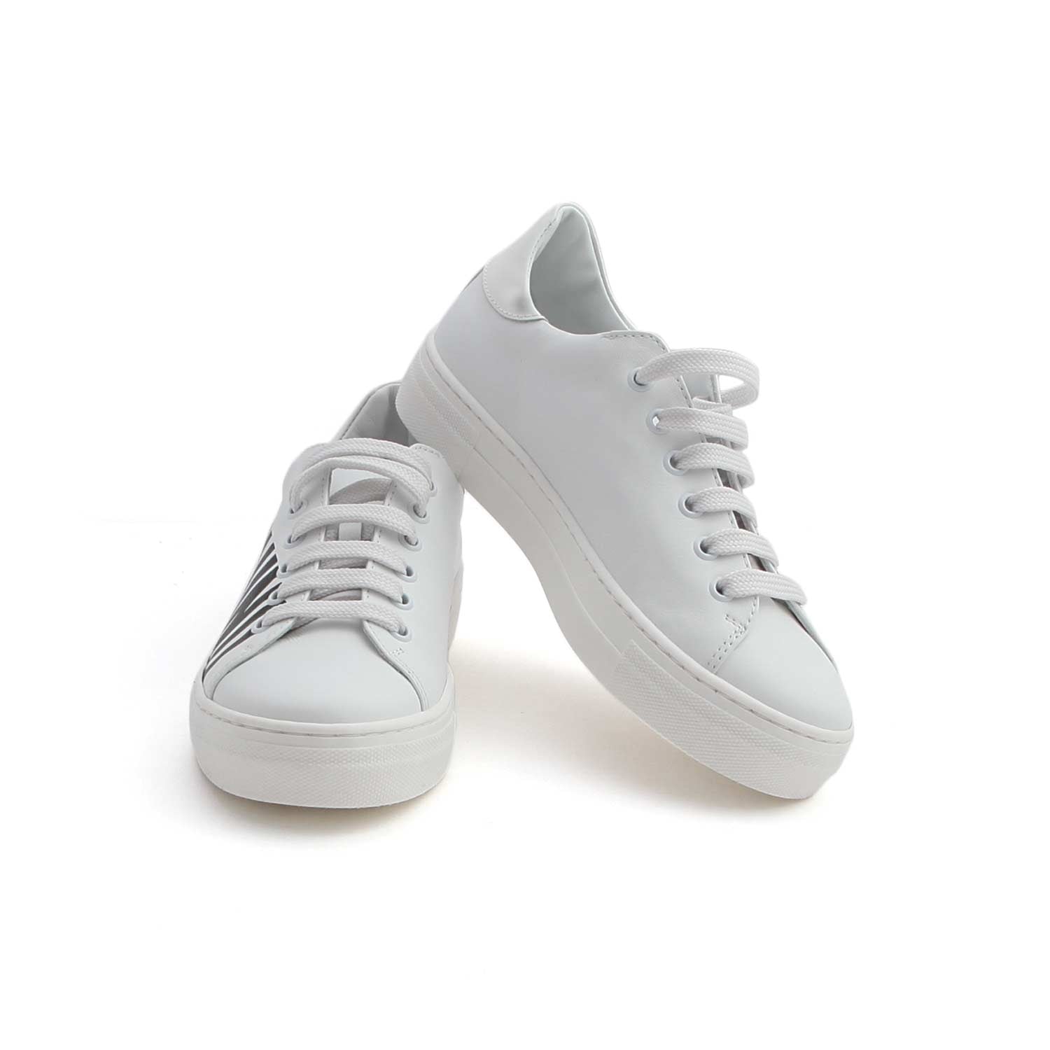 SNEAKERS BIANCHE CON LOGO UNISEX - annameglio.com abbigliamento moda