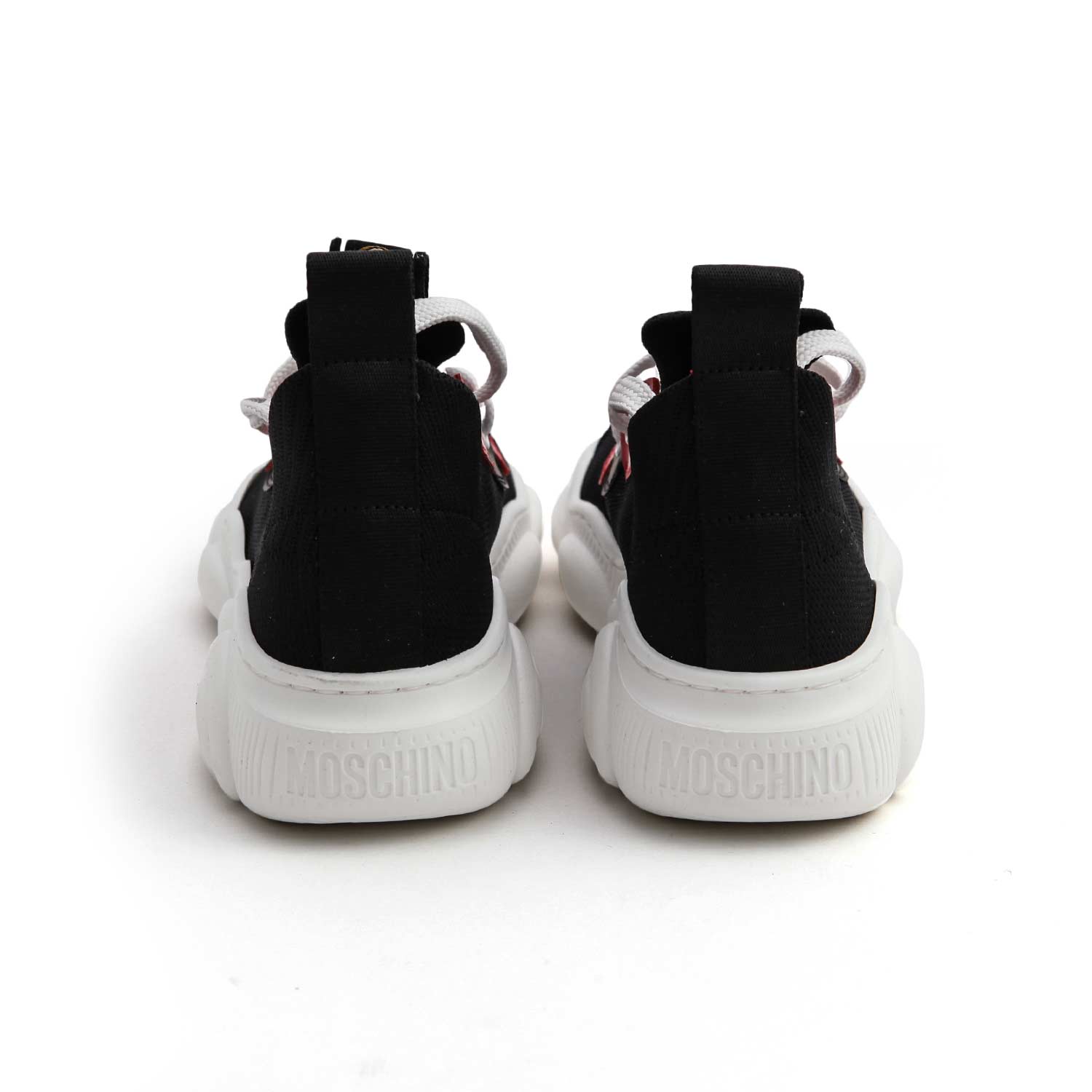 SNEAKERS NERE E ROSSE UNISEX - annameglio.com abbigliamento moda