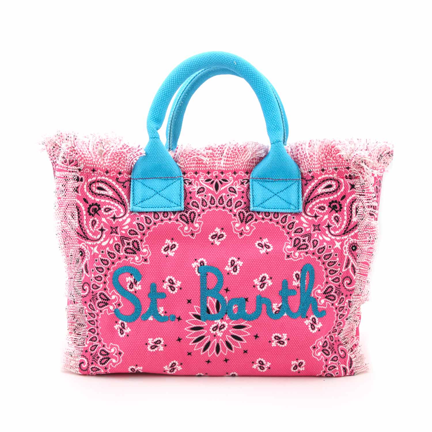 Borsa in Canvas bandana rosa - annameglio.com abbigliamento moda