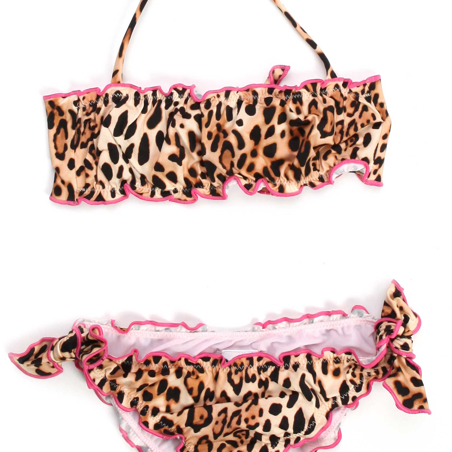 BIKINI LEOPARDATO BAMBINA TEEN - annameglio.com abbigliamento moda