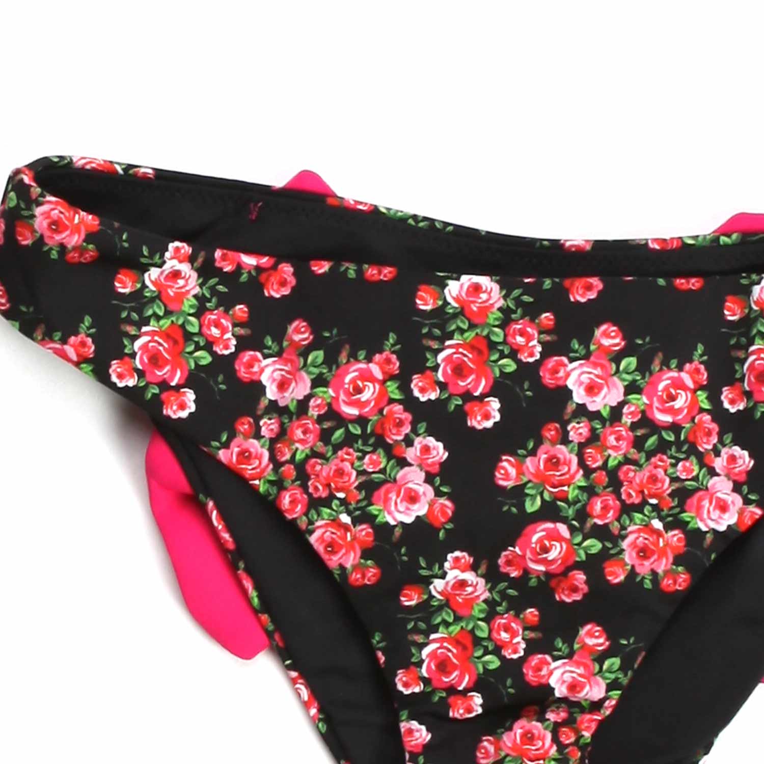 SLIP MARE NERO E FUCSIA BAMBINA - annameglio.com abbigliamento moda