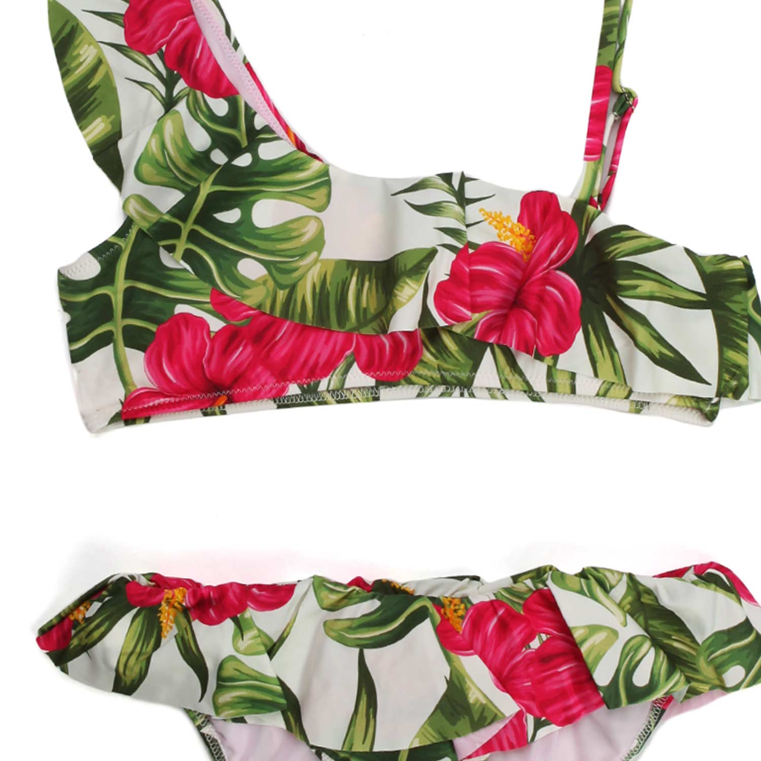 BIKINI MONOSPALLA A FIORI - annameglio.com abbigliamento moda