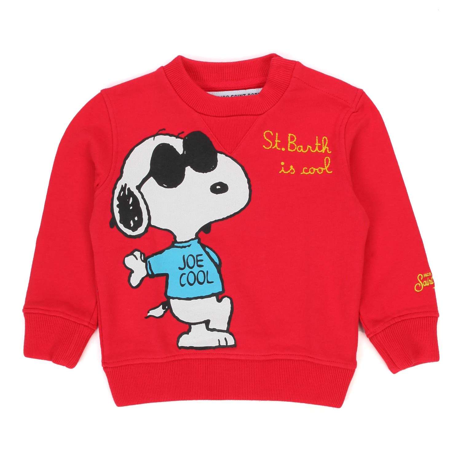 Felpa snoopy Joe Cool Rossa - annameglio.com abbigliamento moda