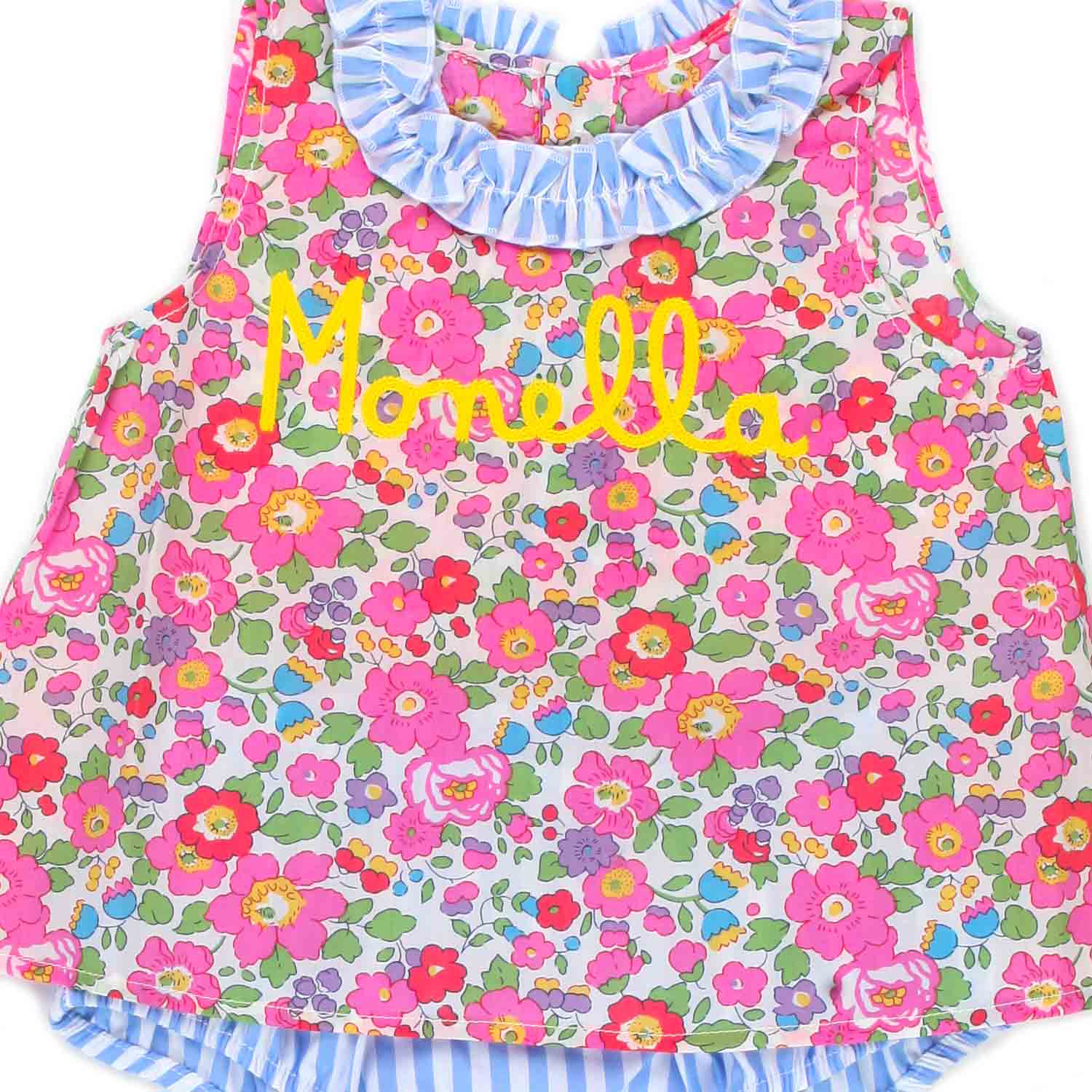 Completo baby con culotte floreale - annameglio.com abbigliamento moda